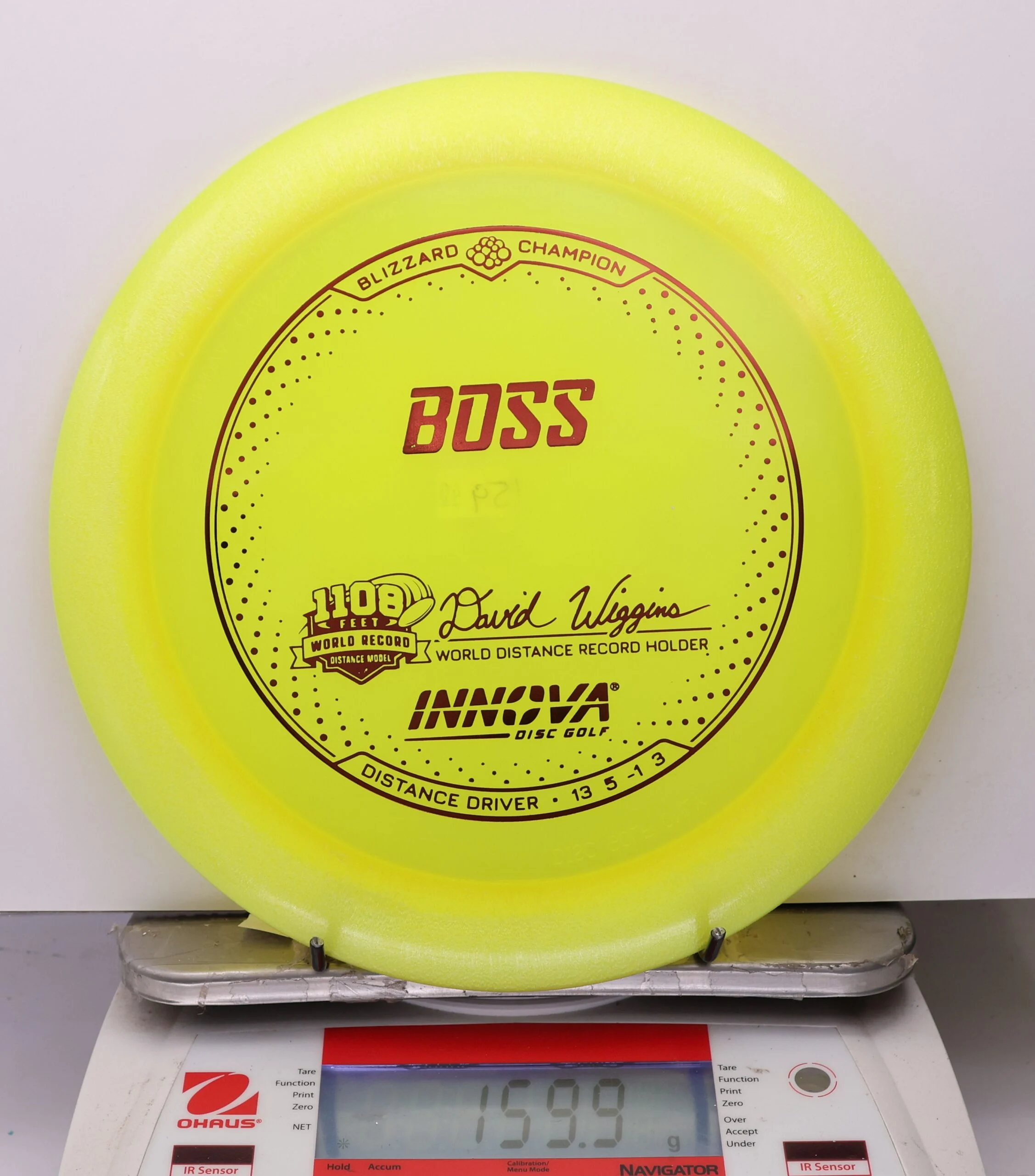 1078198 Blizzard Boss, Wiggins 1108 - #40 NYellow, 160