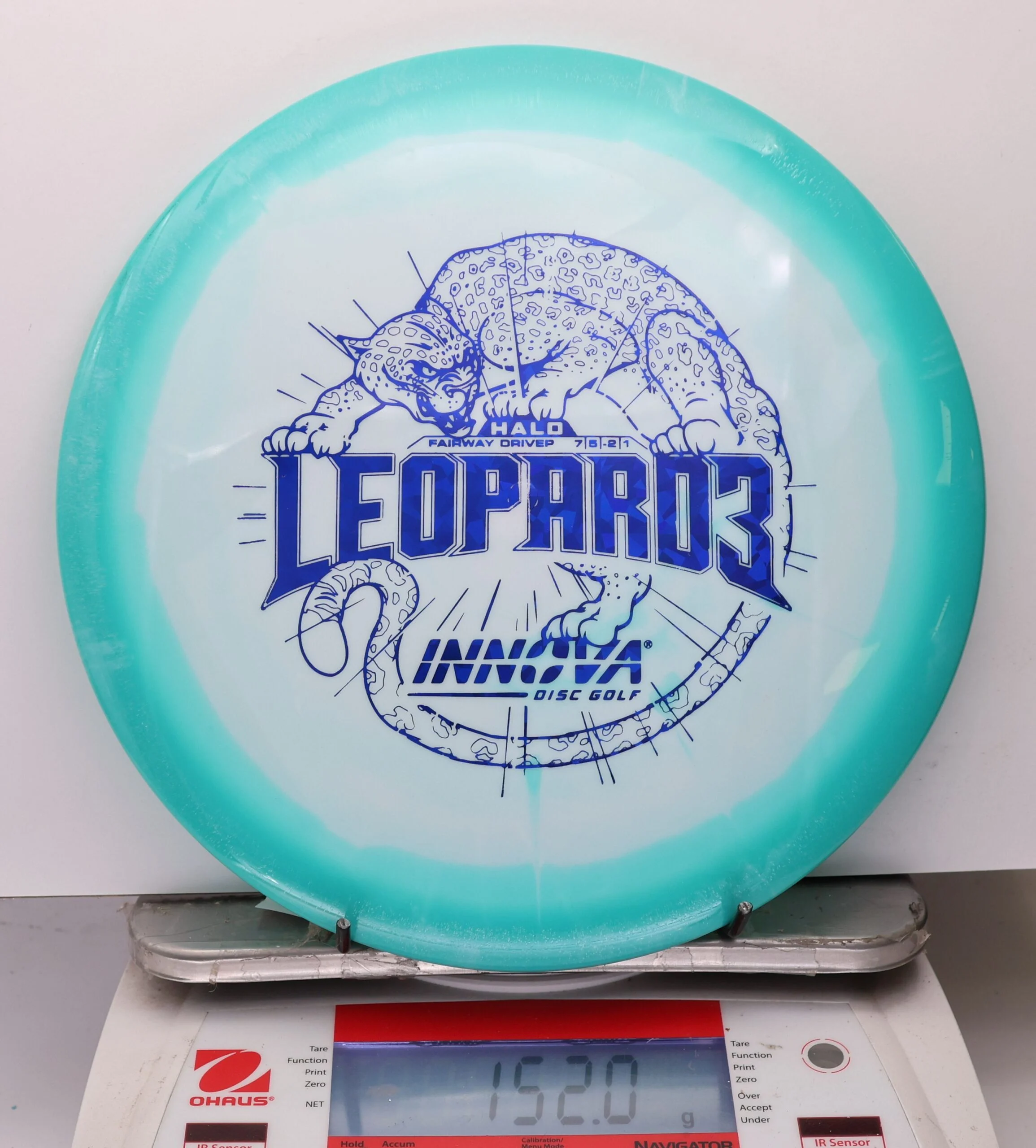 1078809 Halo Star Leopard3 - #75 Aqua-White, 152
