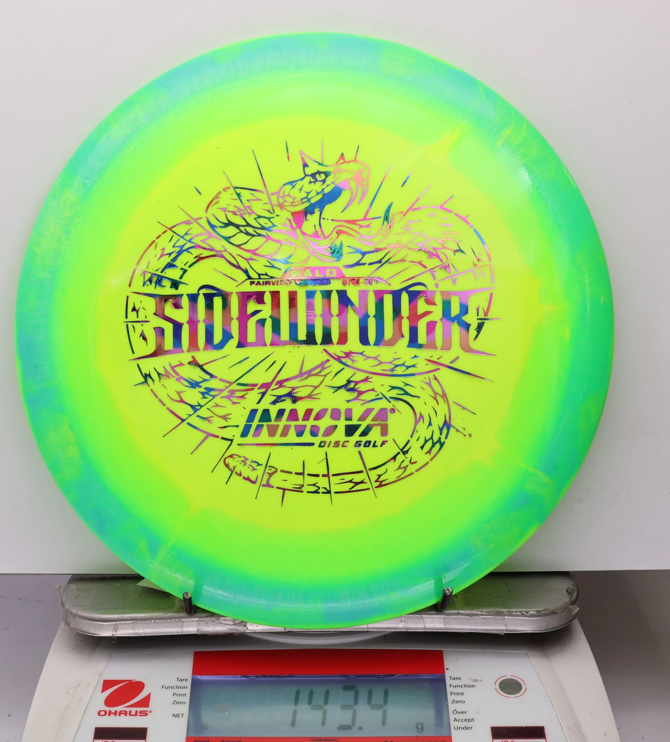 1078823 Halo Star Sidewinder - #69 GreenBlue-Yellow, 143