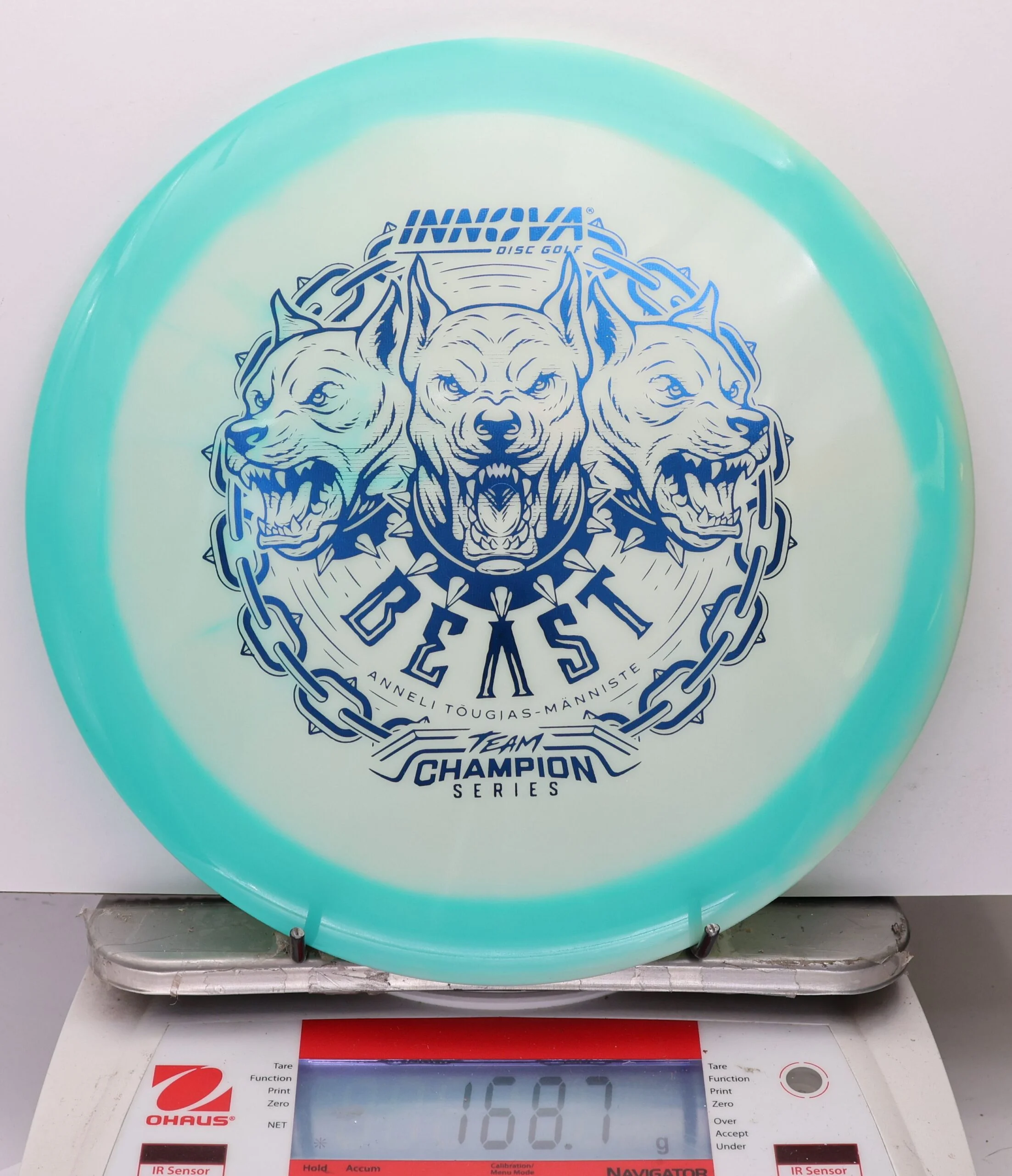 1080781 Proto Glow Halo Star Beast, Anelli Tougjas-Manniste 2026 Tour Series - #204 Aqua-White, 169