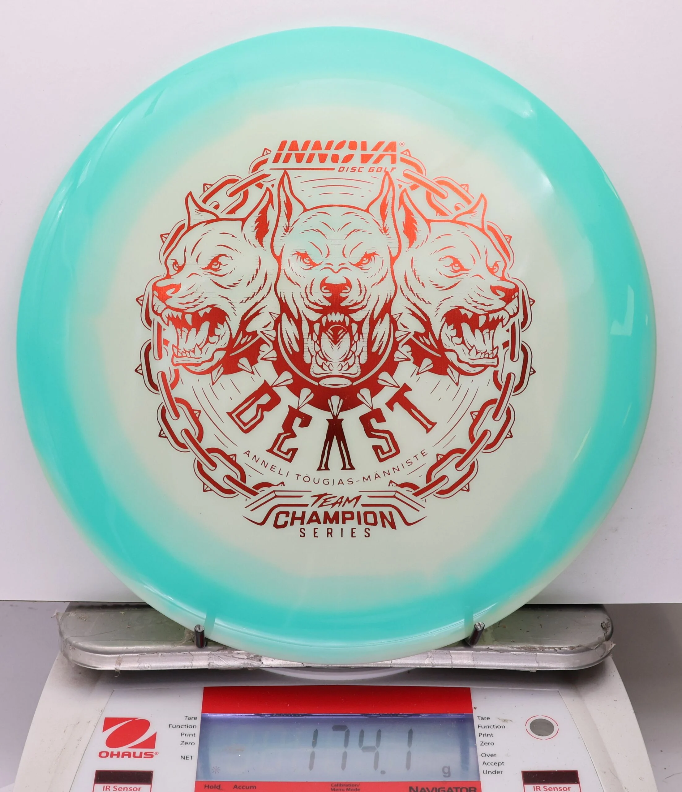 1080786 Proto Glow Halo Star Beast, Anelli Tougjas-Manniste 2026 Tour Series - #206 Aqua-White, 174
