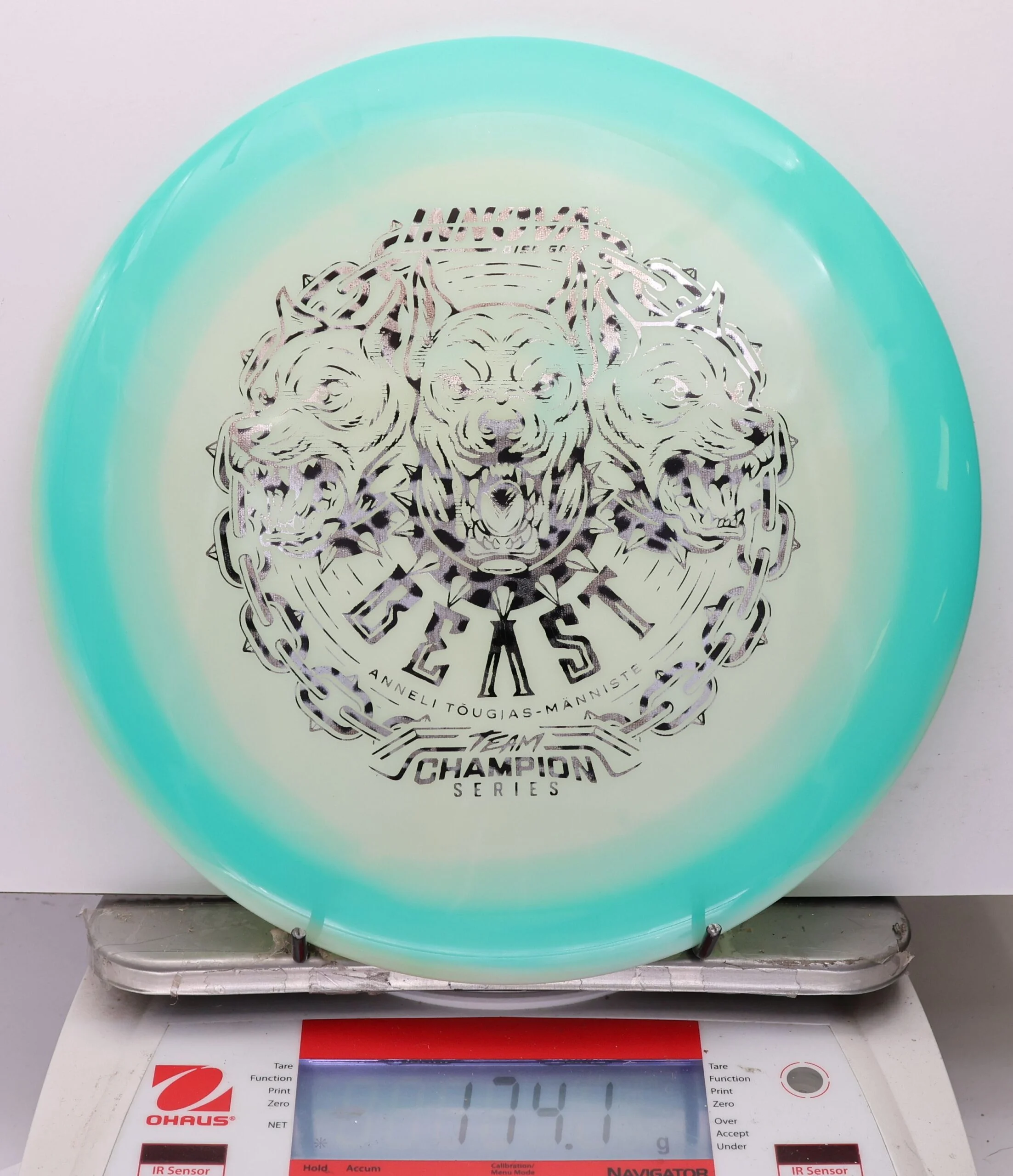 1080787 Proto Glow Halo Star Beast, Anelli Tougjas-Manniste 2026 Tour Series - #207 Aqua-White, 174