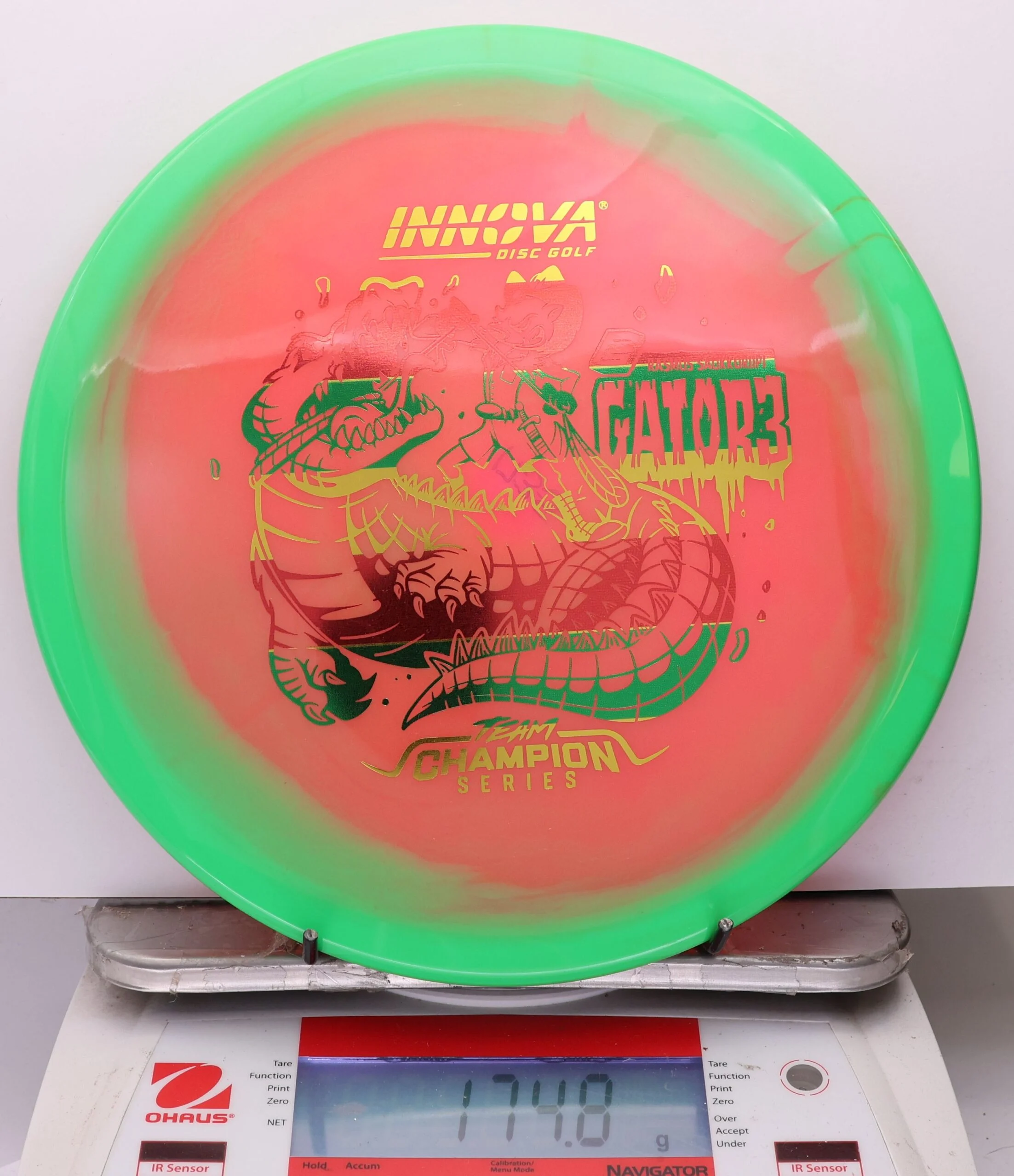 1080828 Halo Champion Gator3, Rasmus Saukkoriipi 2026 Tour Series - #208 Green-Coral, 175