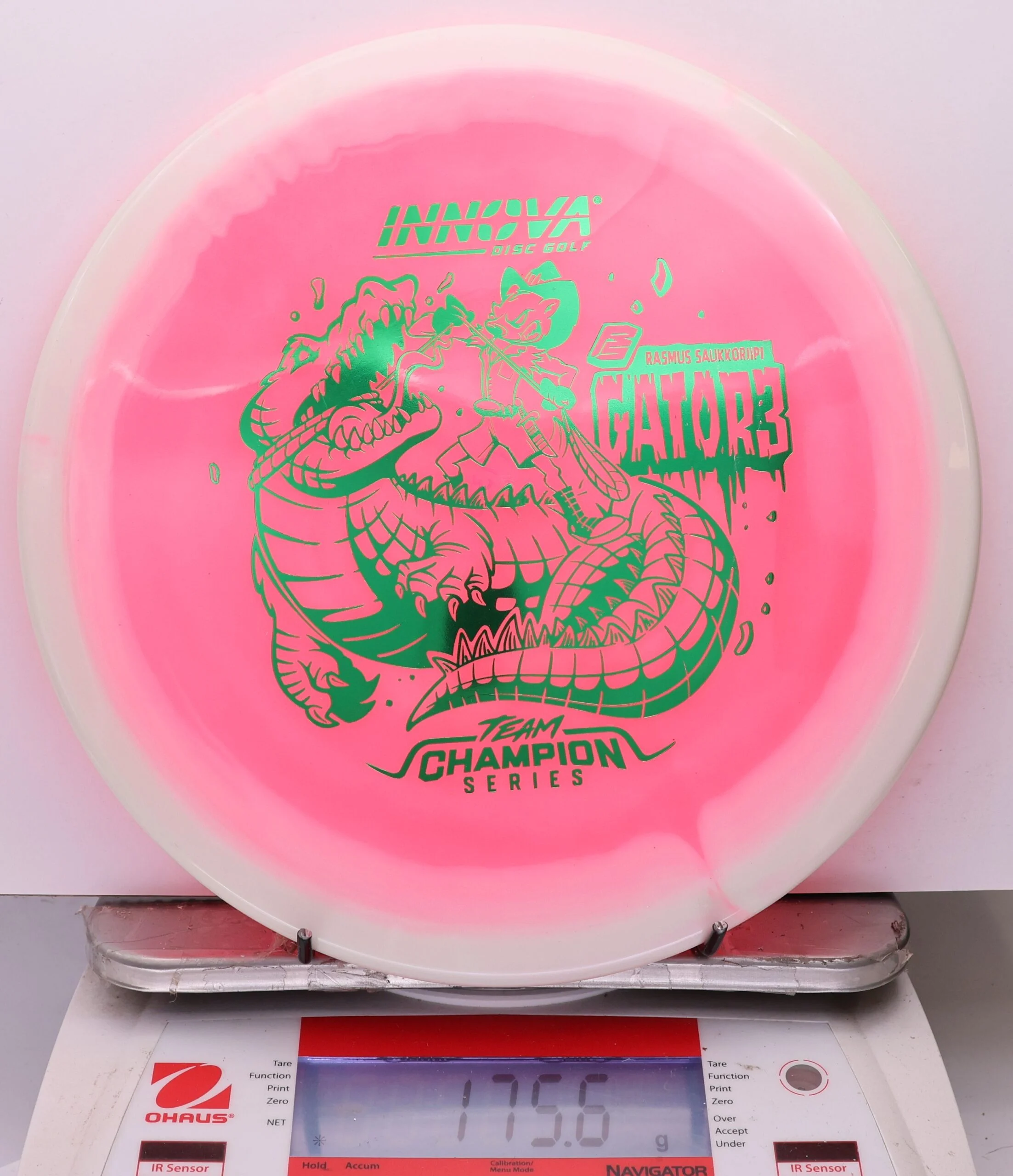 1080844 Halo Champion Gator3, Rasmus Saukkoriipi 2026 Tour Series - #213 White-Pink, 176