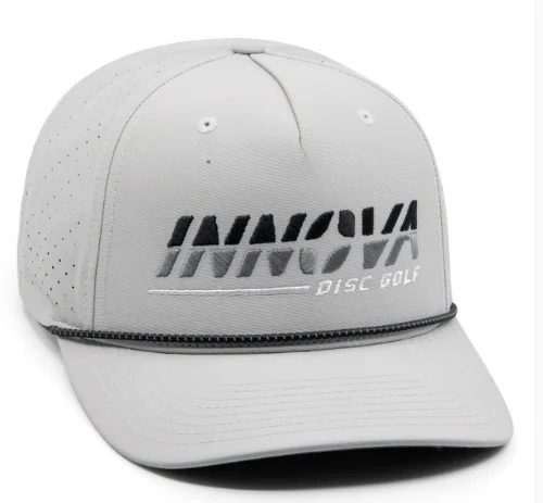 1082033 Innova Big Burst Tech Rope Hat - Gray, Snapback