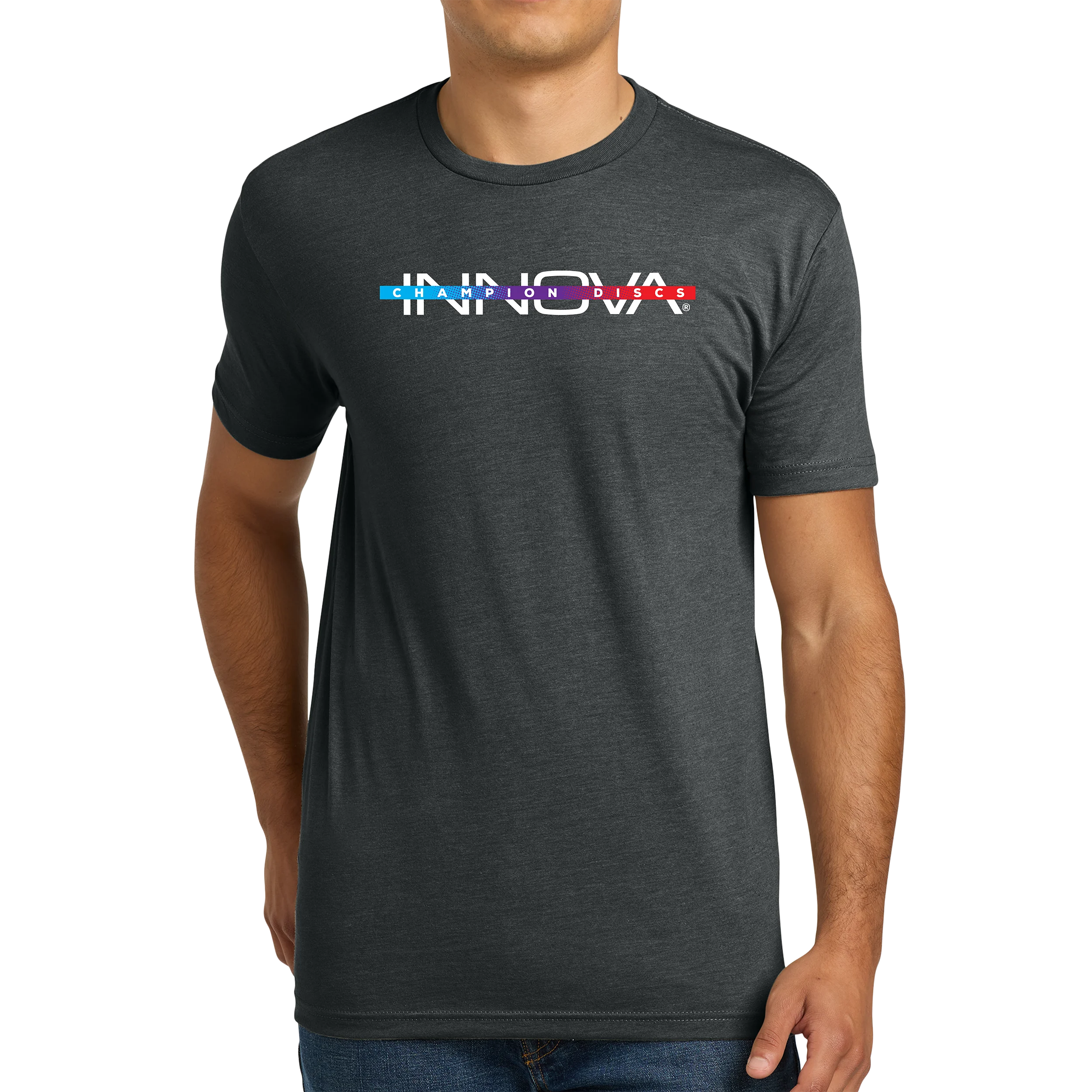 1082035 Innova Bar Stamp SS Tee - Charcoal, XXX-Large