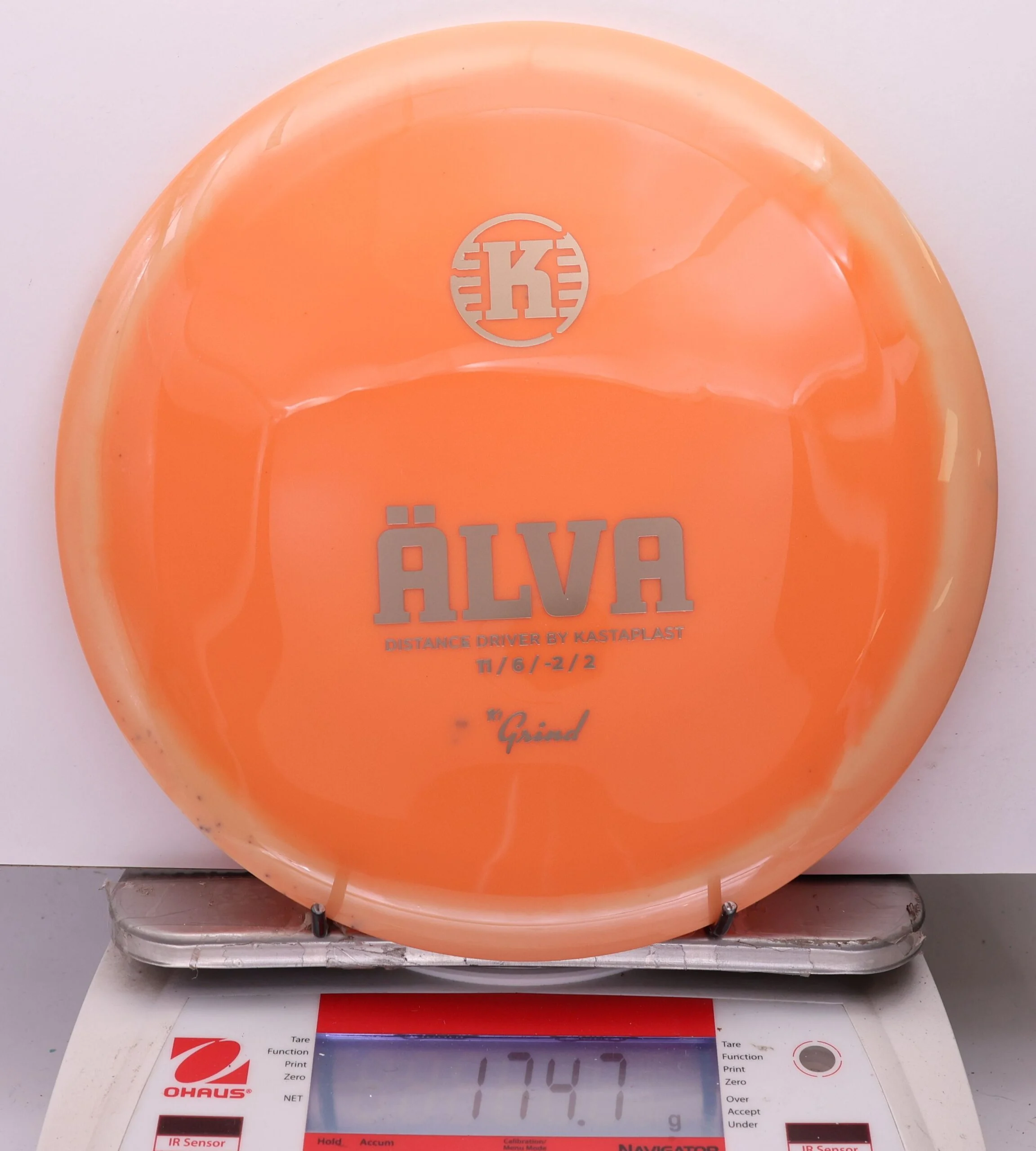 1085276 K1 Grind Alva - #344 White-Orange, 175