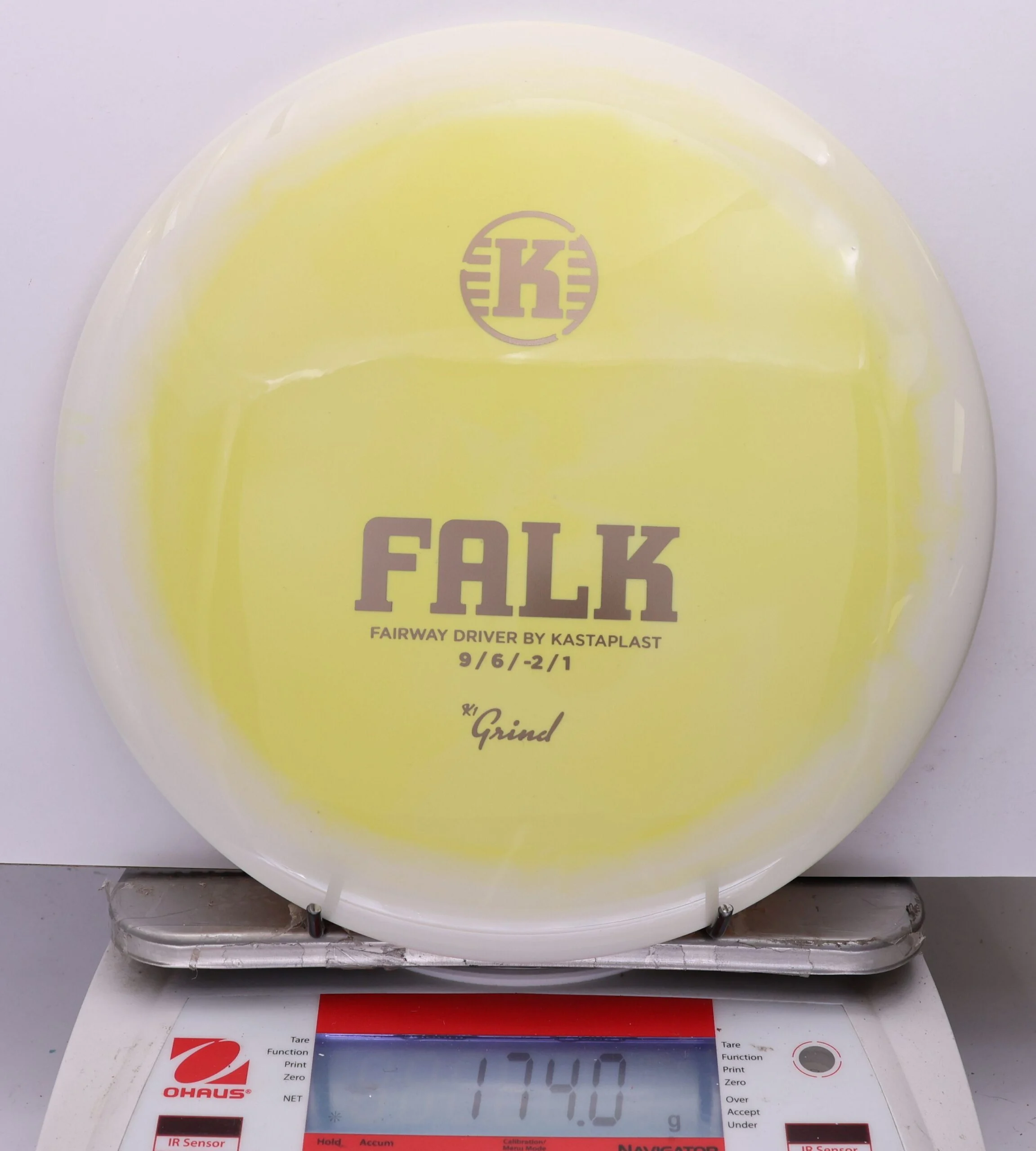 1085415 K1 Grind Falk - #336 White-Yellow, 174