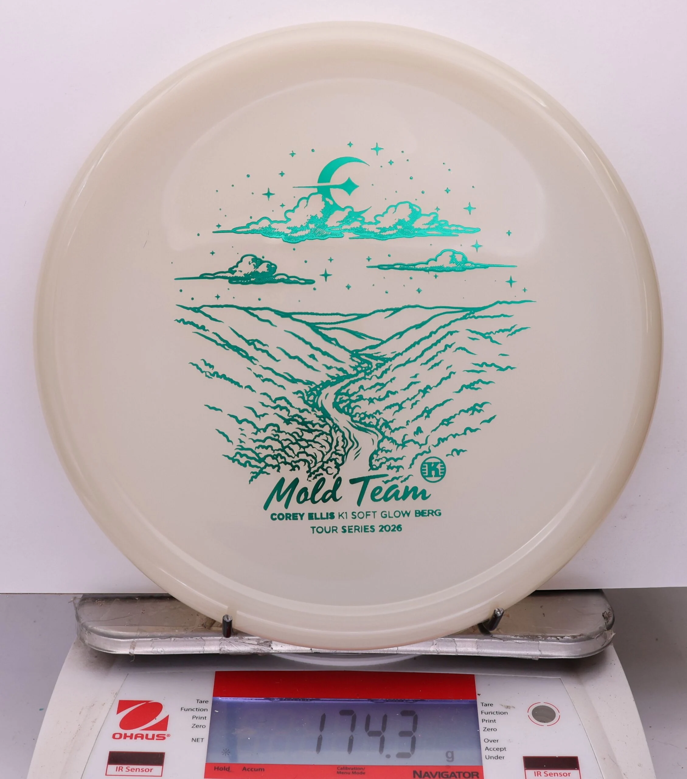 1086111 K1 Soft Glow Berg, Corey Ellis 2026 Mold Team - #336 Glow, 174