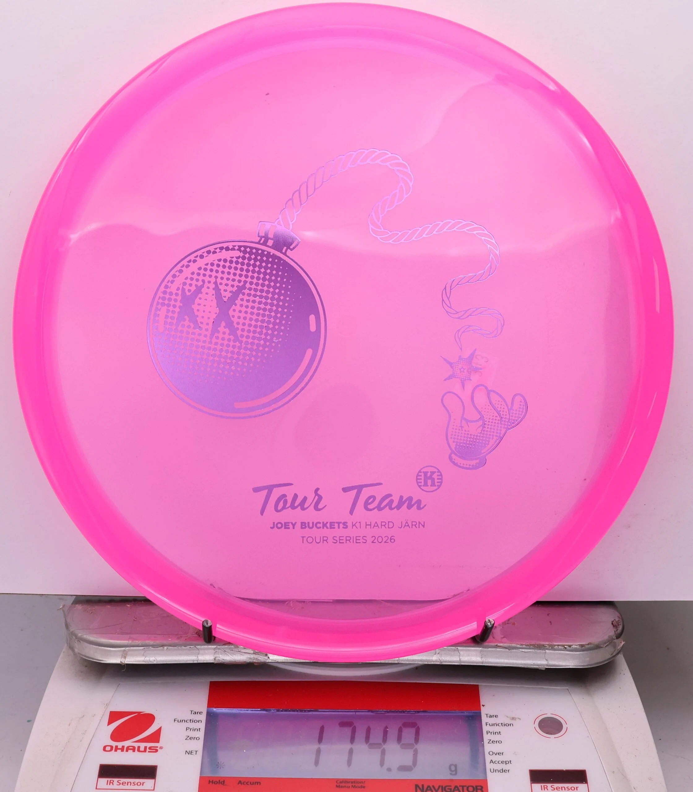 1086358 K1 Hard Jarn, 2026 Joey Buckets Tour Series - #343 Pink, 175