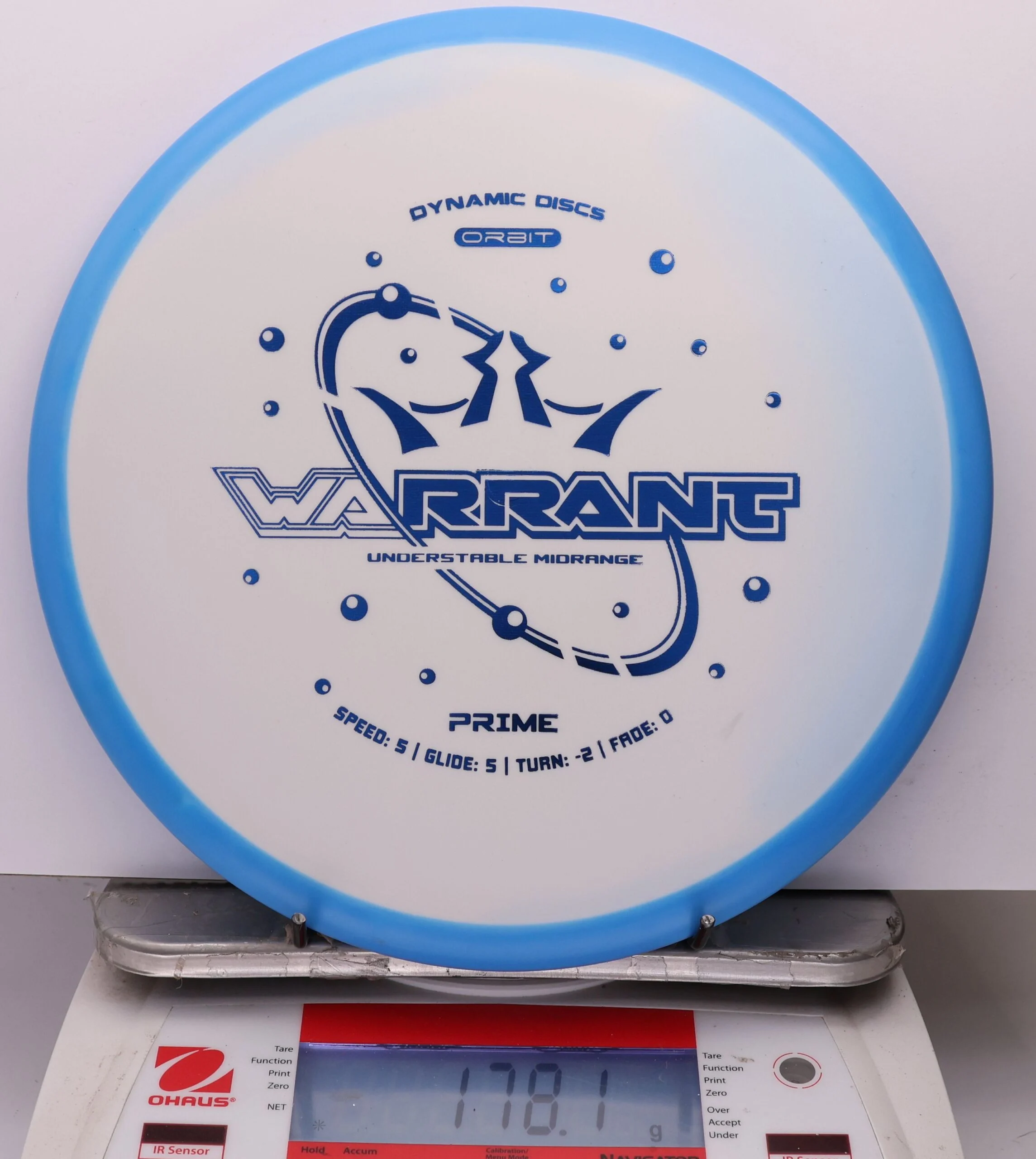 1087014 Prime Orbit Warrant - #335 Blue-White, 178