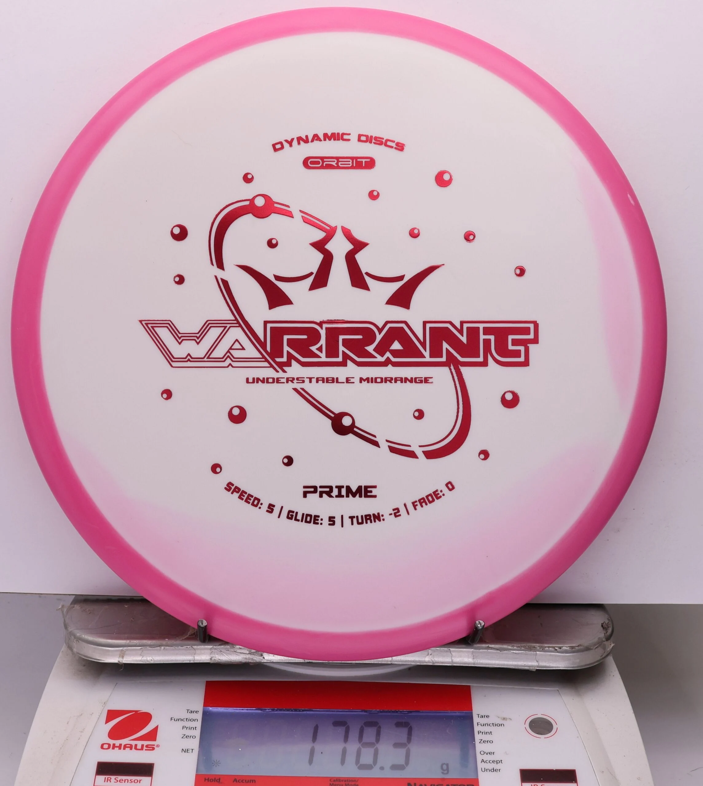 1087030 Prime Orbit Warrant - #341 Pink-White, 178