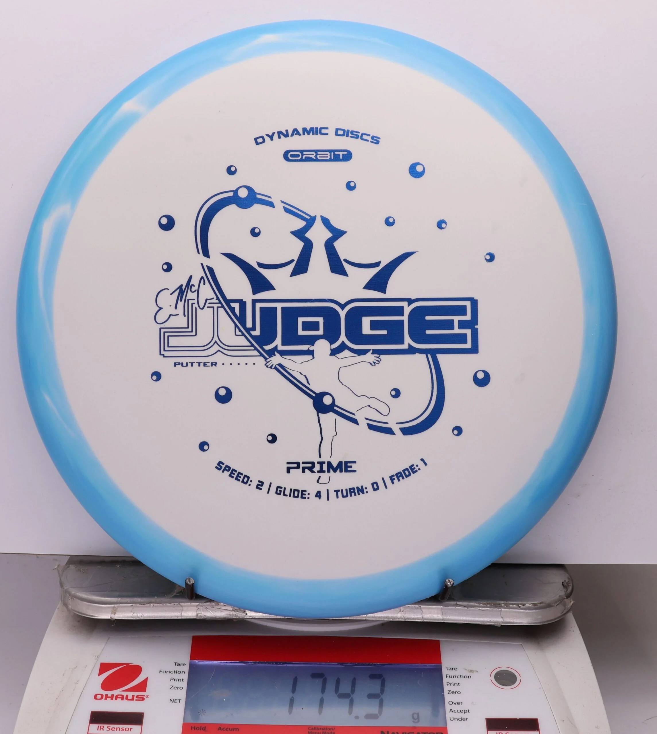 1087153 Prime Orbit EMac Judge - #345 Blue-White, 174