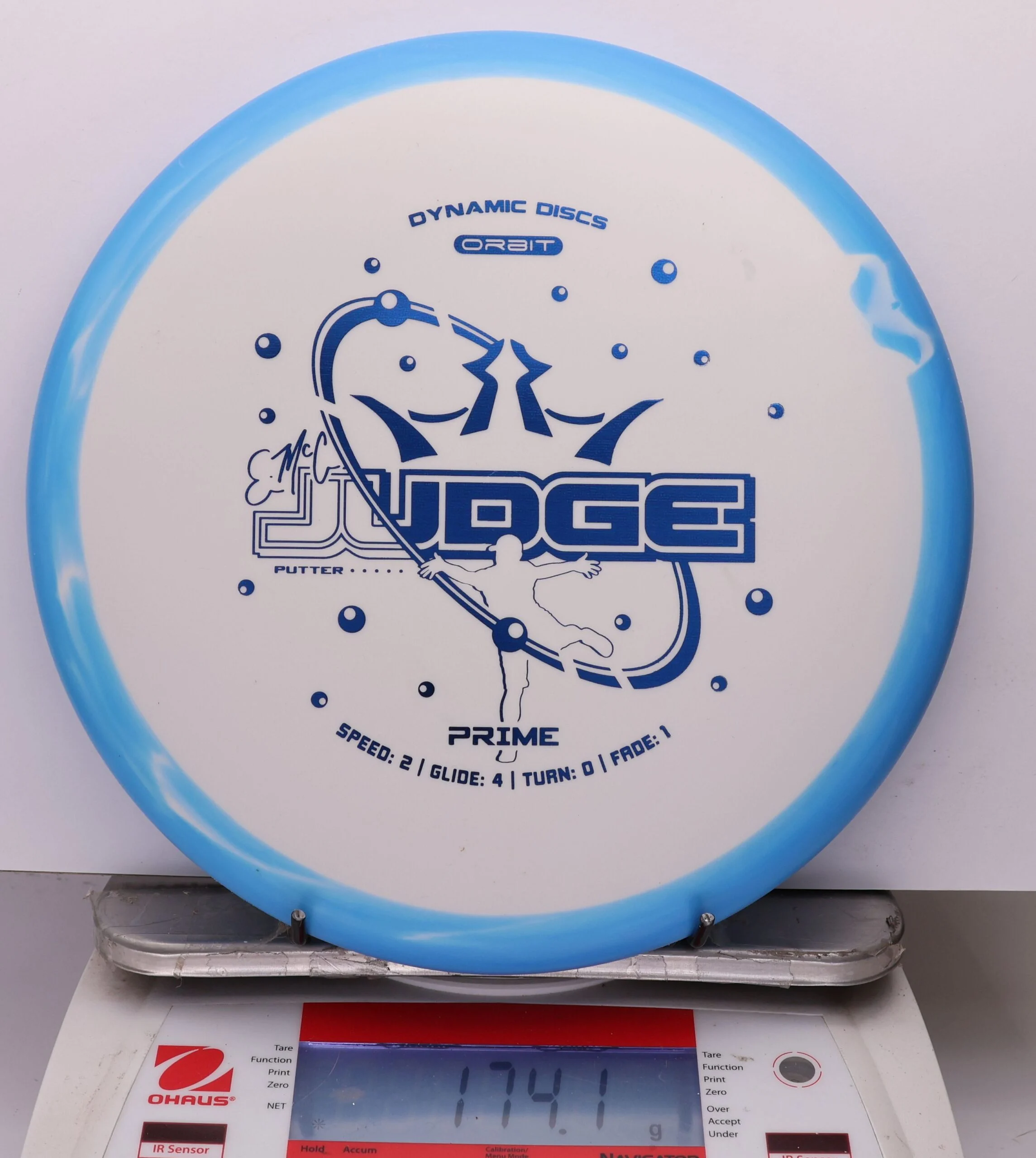 1087155 Prime Orbit EMac Judge - #347 Blue-White, 174