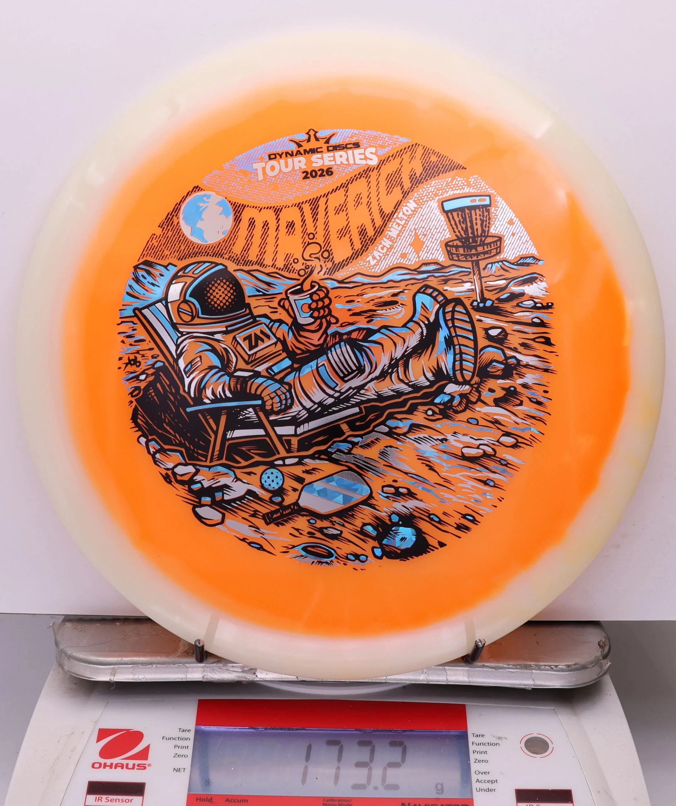 1087244 Lucid X Moonshine Orbit Maverick, Zach Melton 2026 Team Series - #340 White-Orange, 173