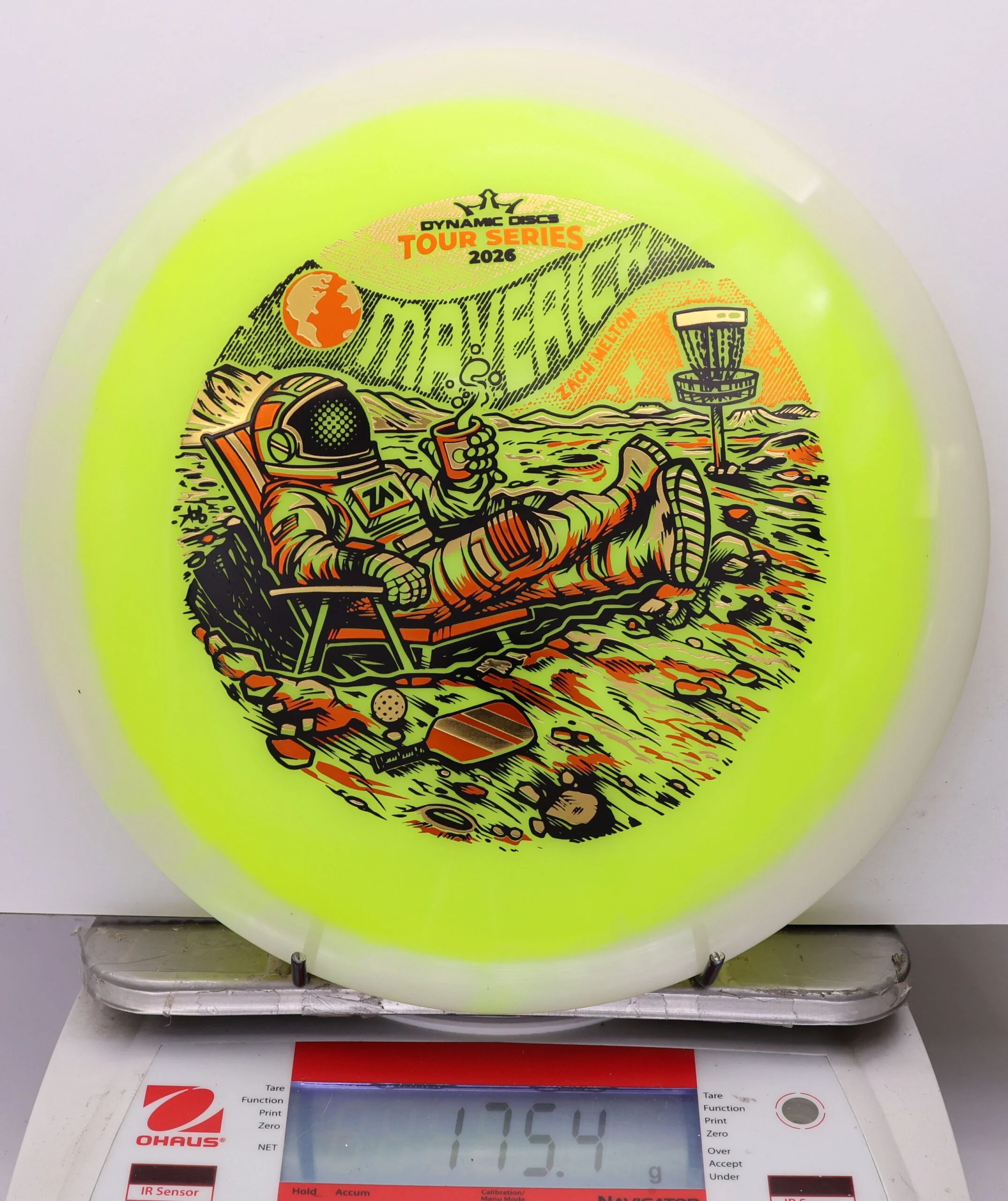 1087246 Lucid X Moonshine Orbit Maverick, Zach Melton 2026 Team Series - #342 White-Yellow, 175
