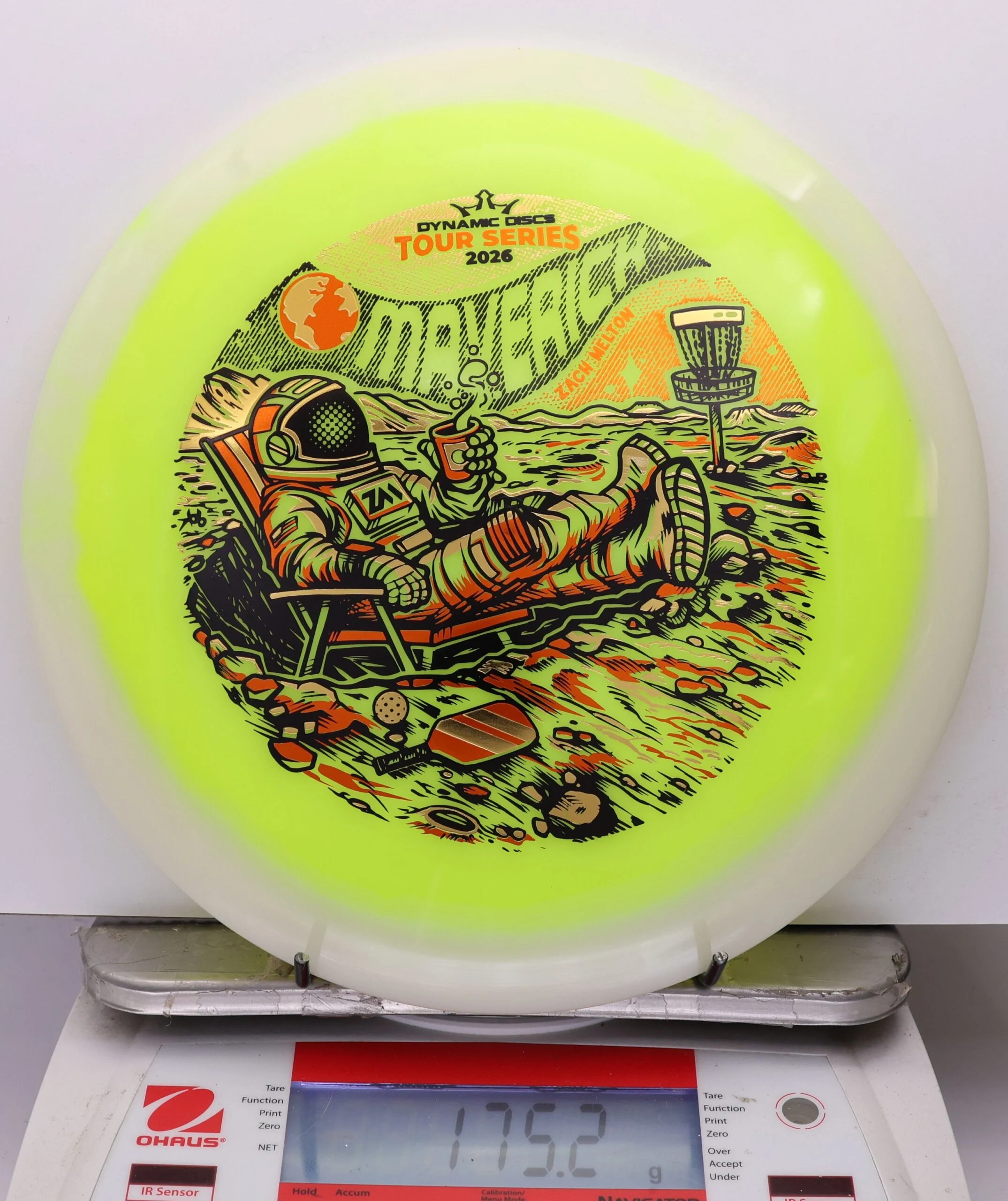 1087248 Lucid X Moonshine Orbit Maverick, Zach Melton 2026 Team Series - #344 White-Yellow, 175