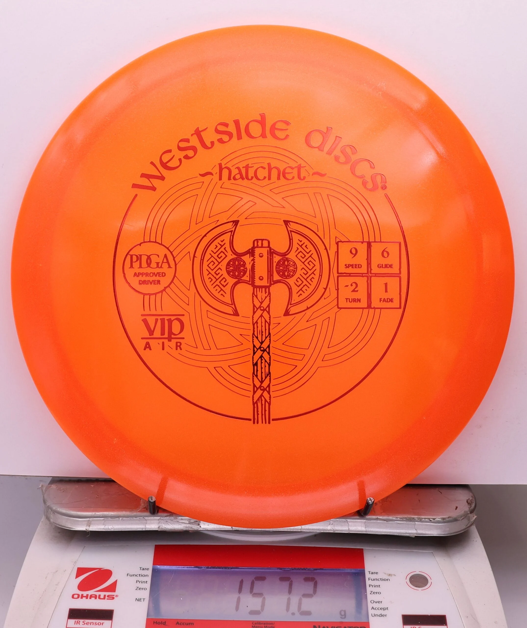1087326 VIP Air Hatchet - #336 Orange, 157
