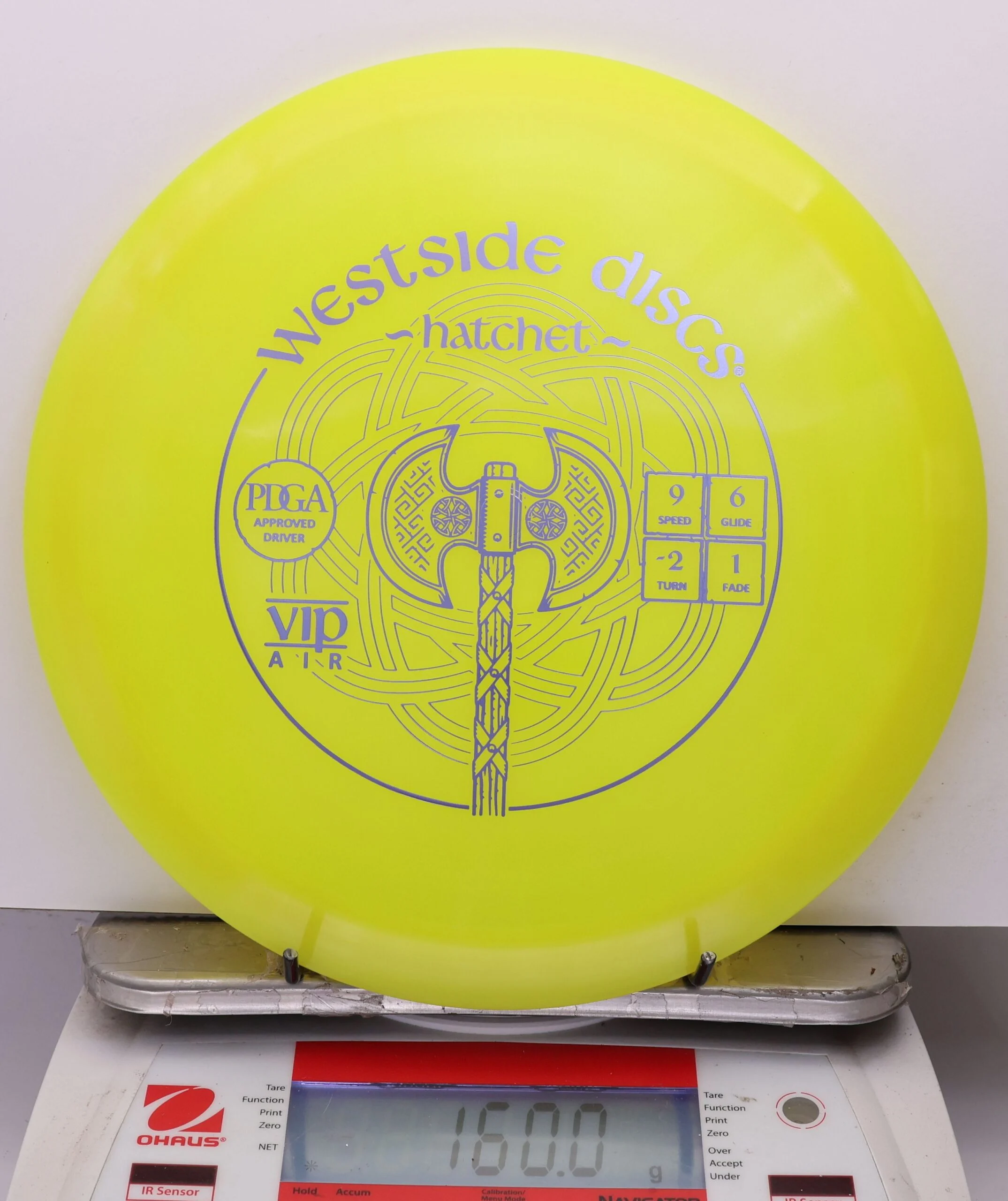 1087352 VIP Air Hatchet - #346 NYellow, 160