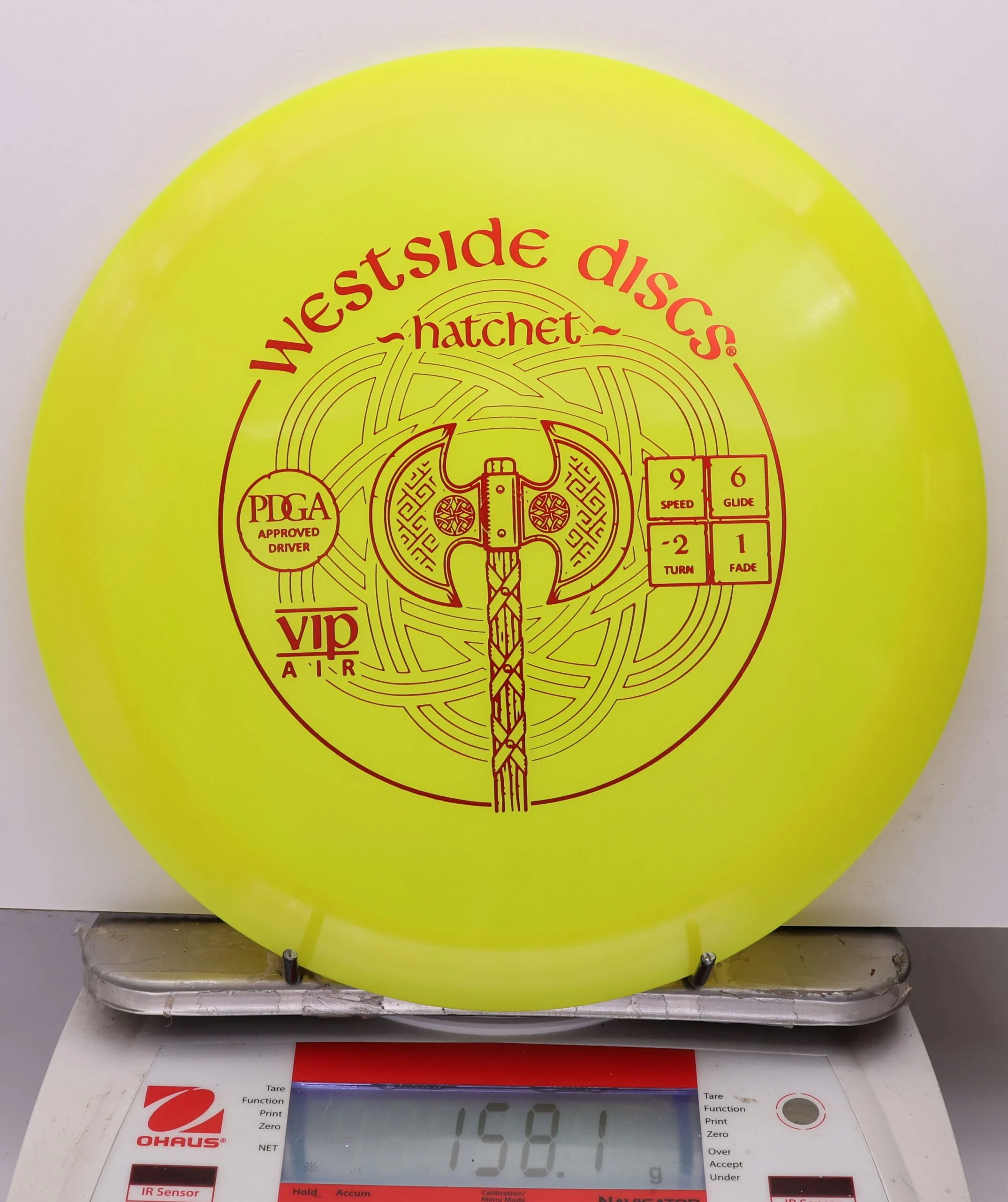 1087353 VIP Air Hatchet - #347 NYellow, 158