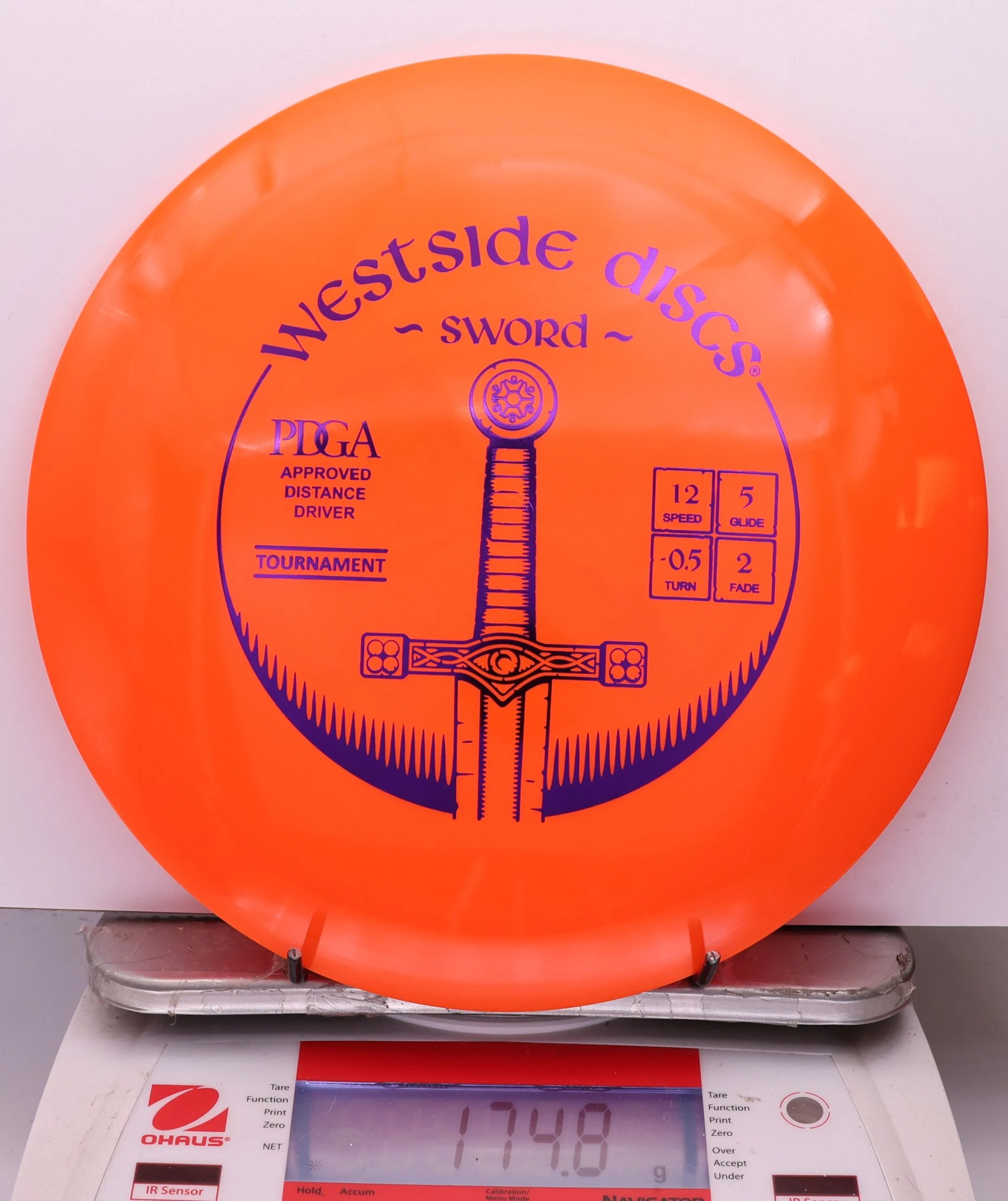 1087600 Tournament Sword - #336 Orange, 175