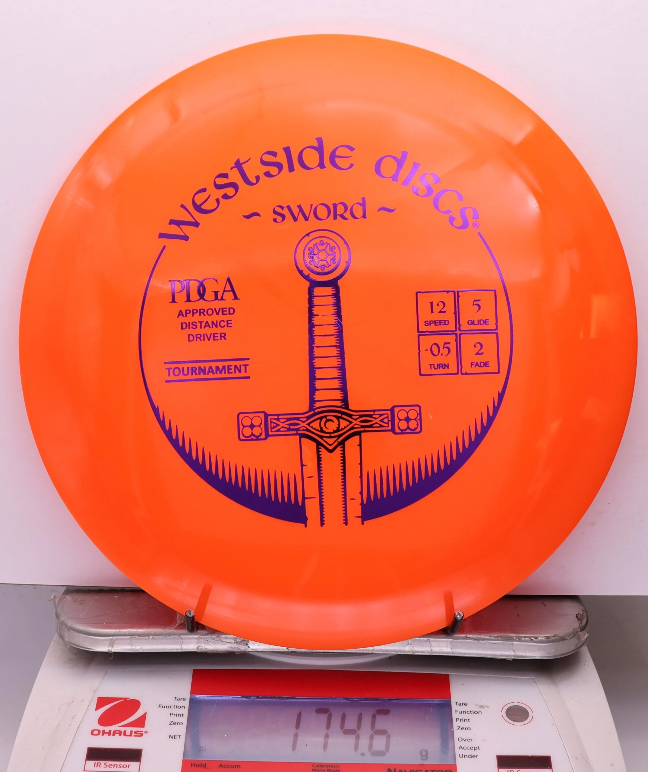 1087603 Tournament Sword - #339 Orange, 175
