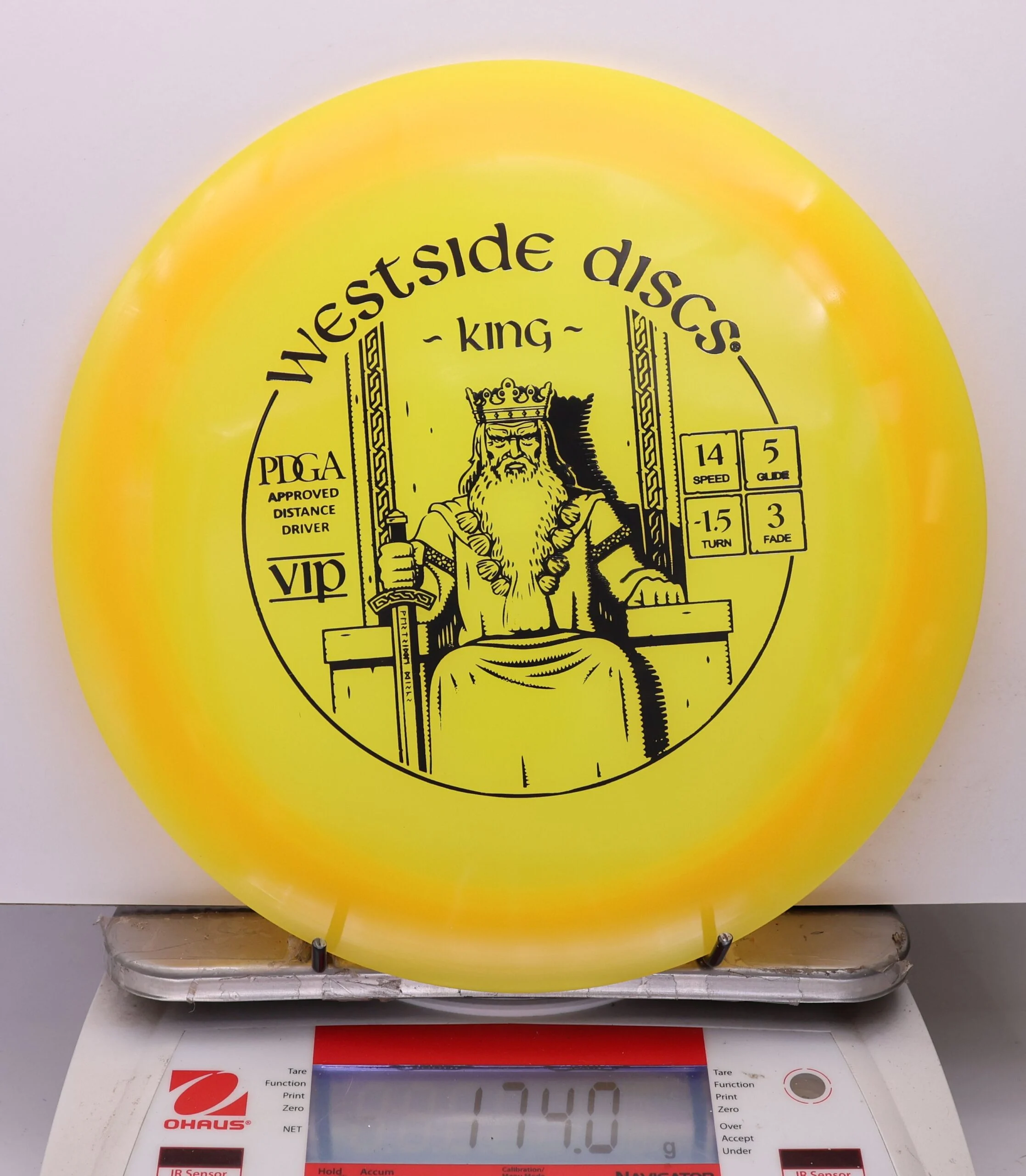 1087927 VIP King - #343 Yellow, 174