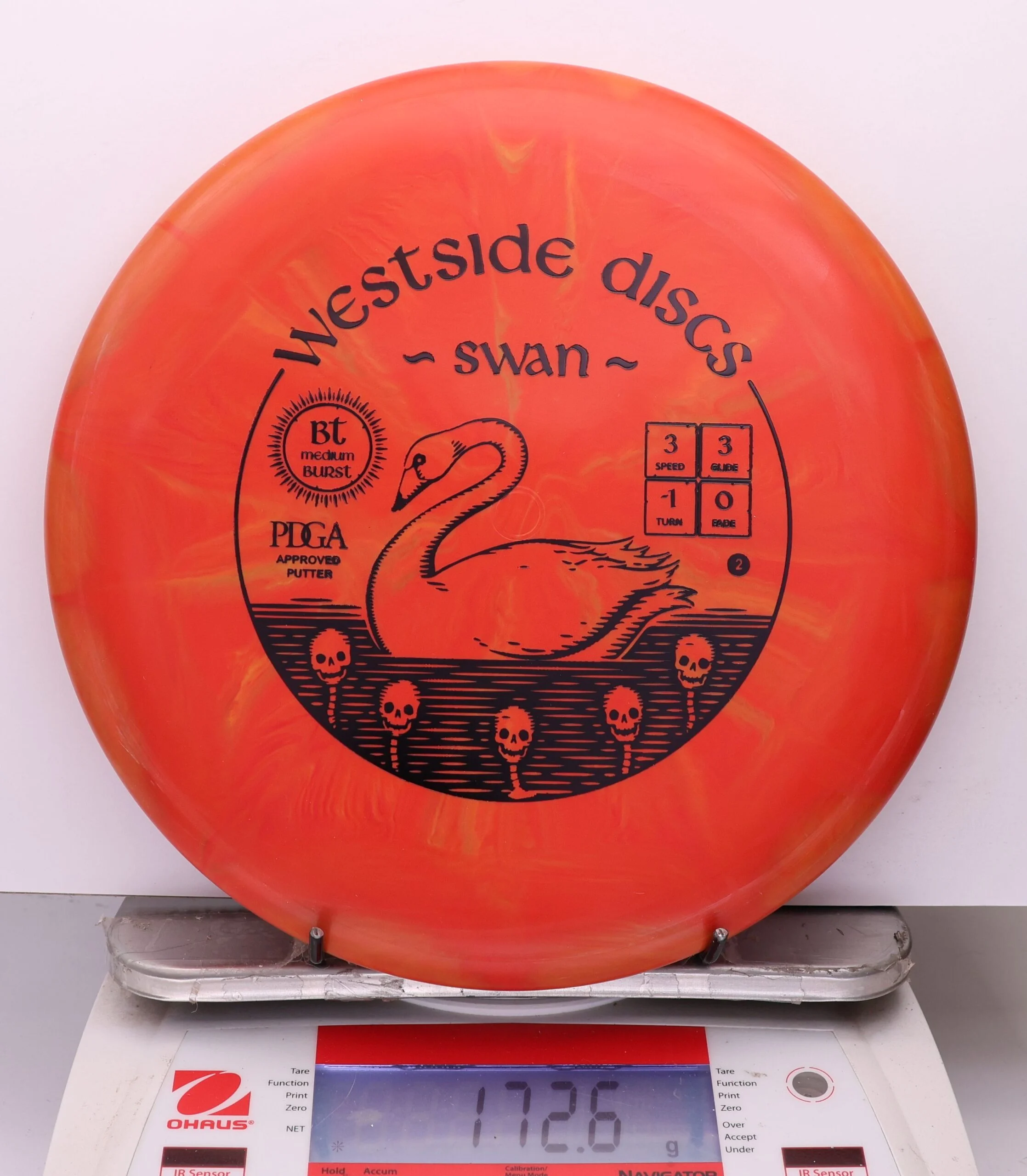 1088659 Bt Medium Burst Swan 2 - #339 Orange, 173