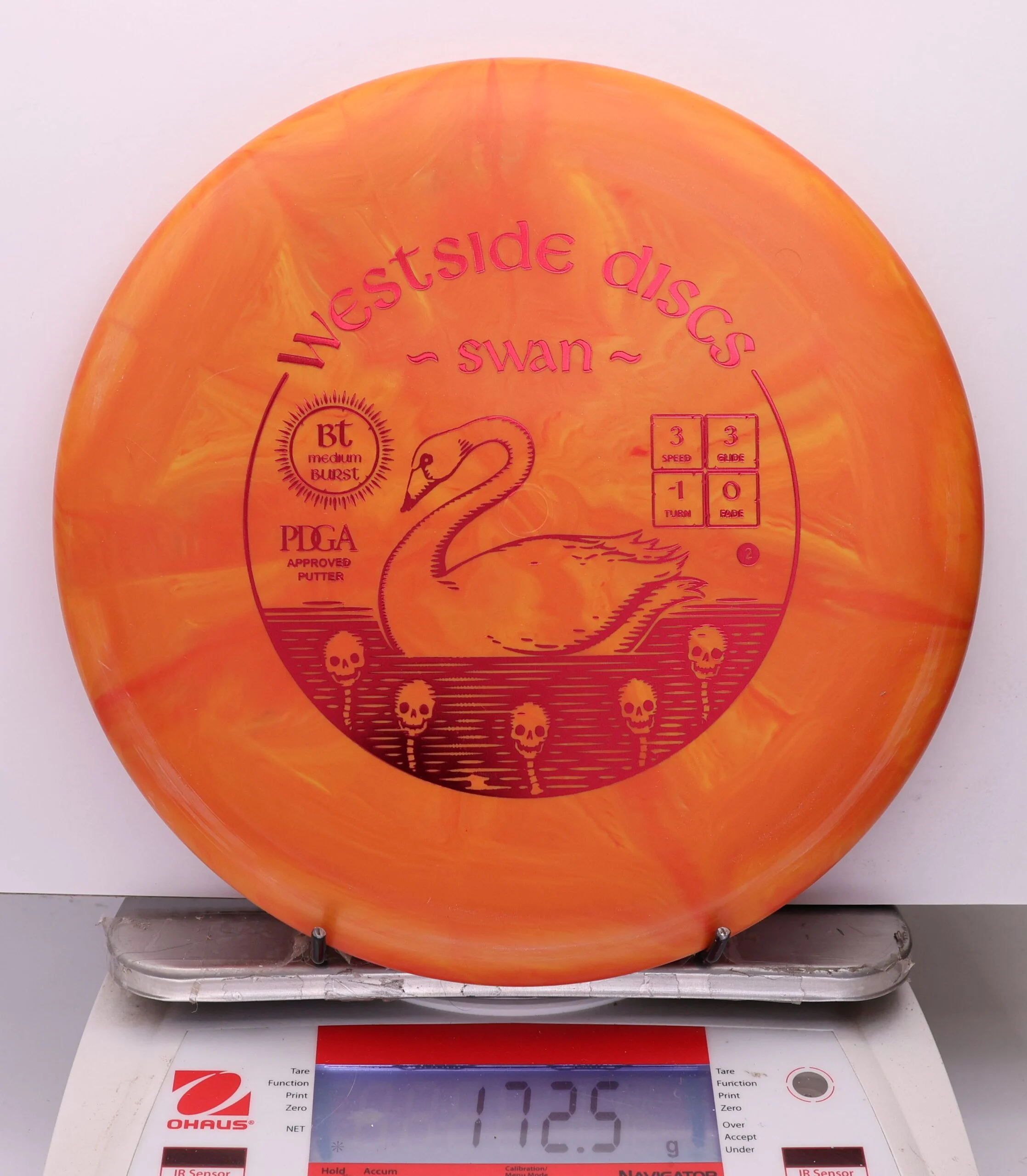 1088669 Bt Medium Burst Swan 2 - #344 Orange, 173