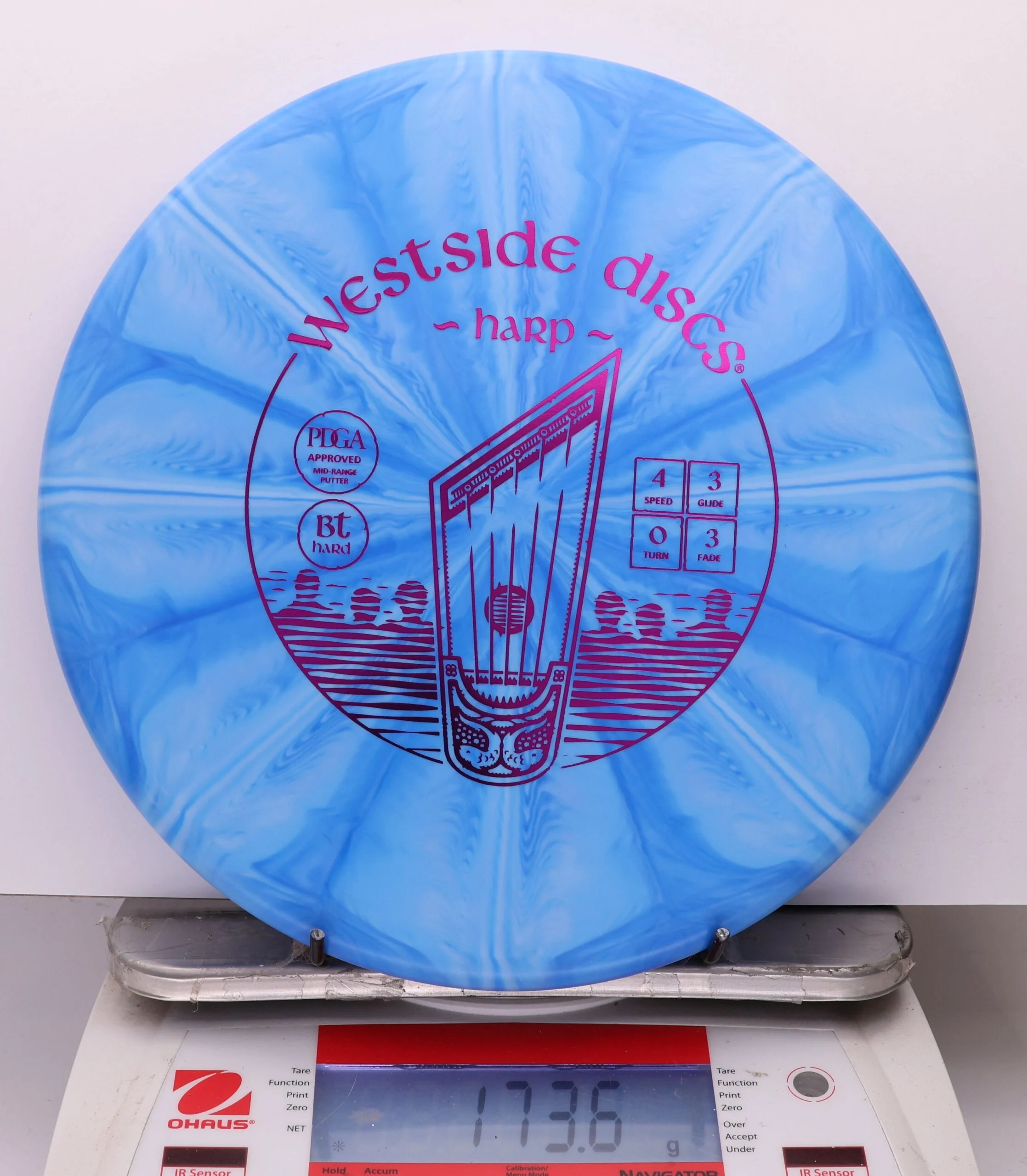 1088717 Bt Hard Burst Harp - #338 Blue, 174