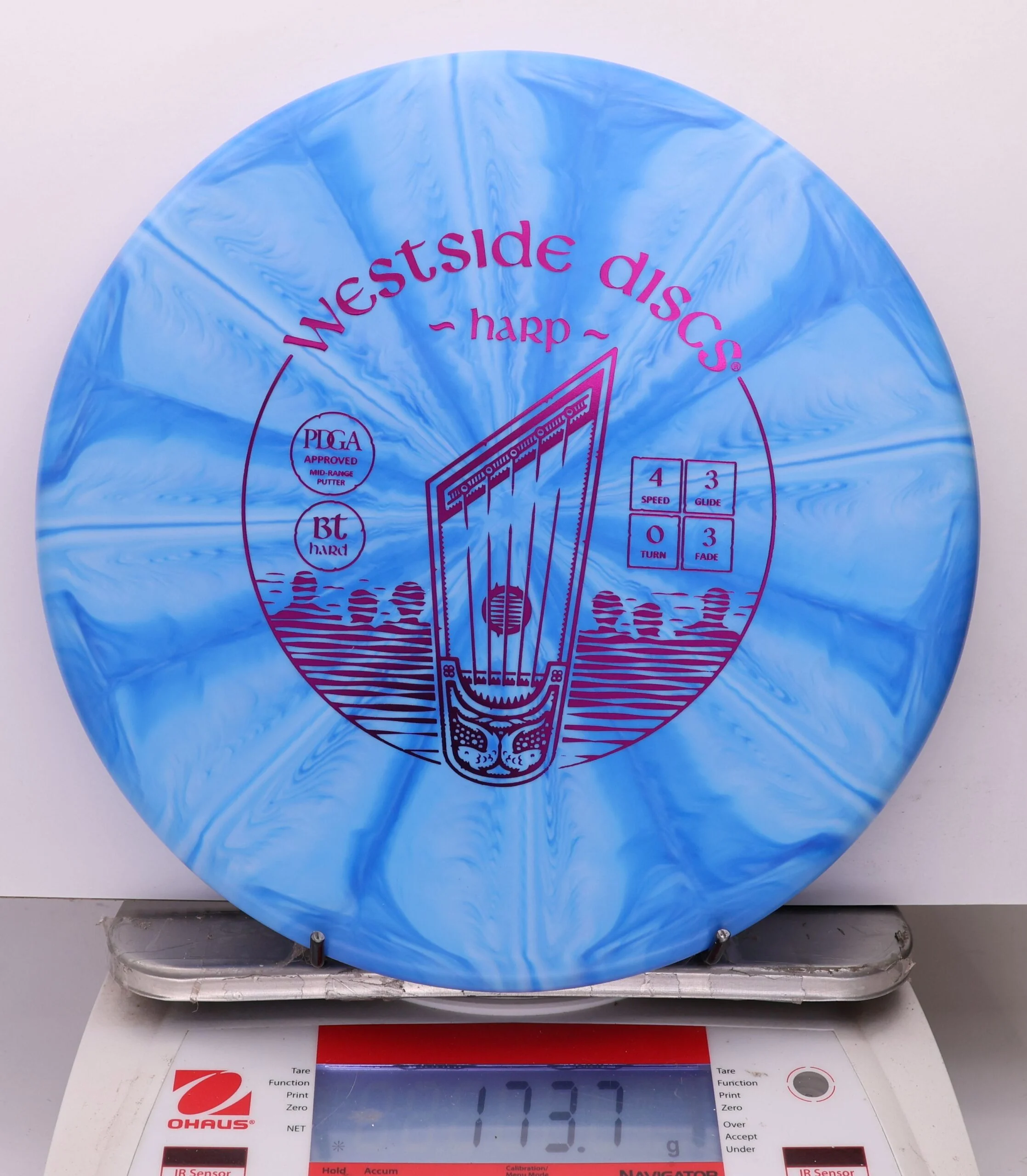 1088718 Bt Hard Burst Harp - #339 Blue, 174