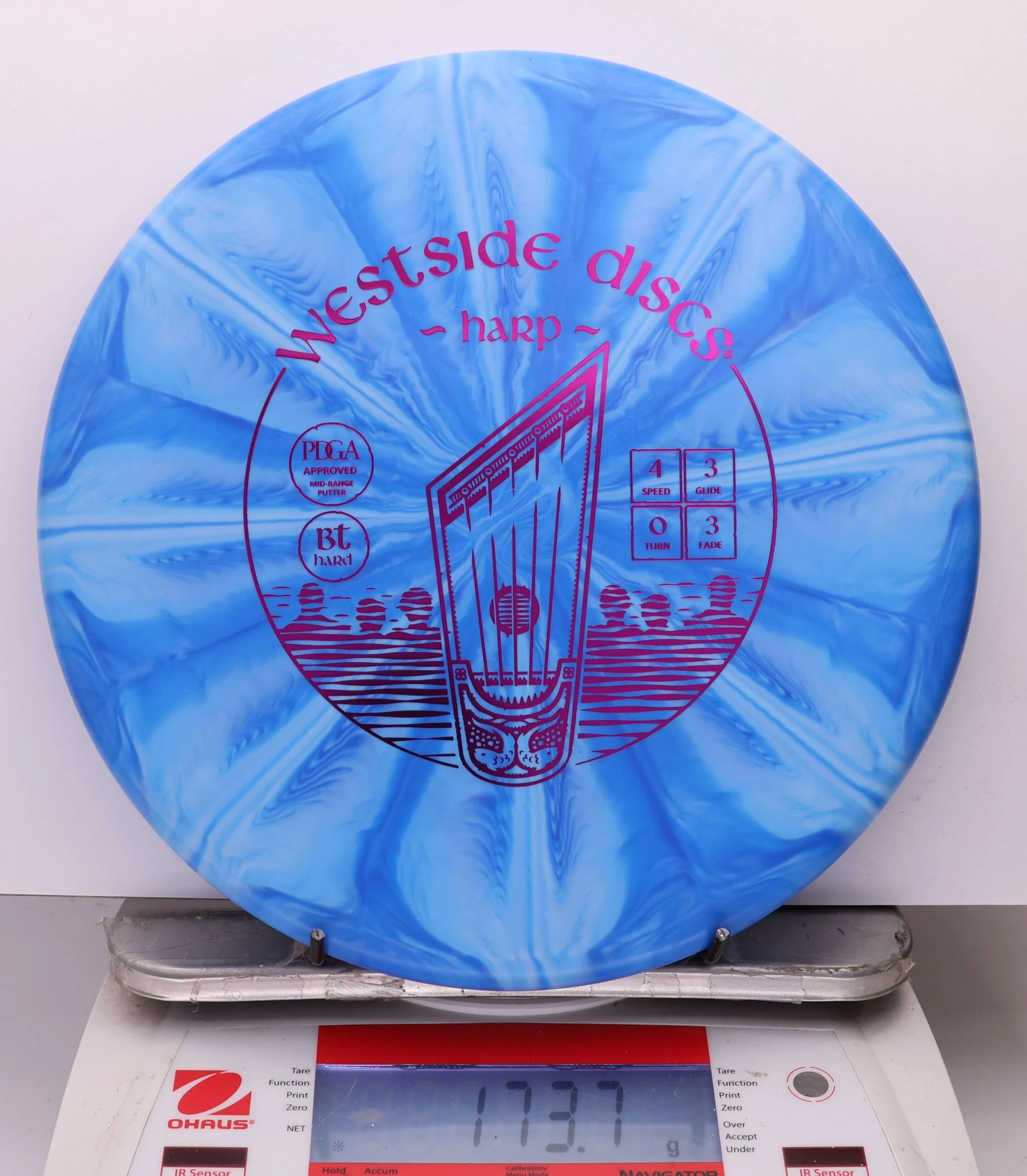 1088726 Bt Hard Burst Harp - #340 Blue, 174