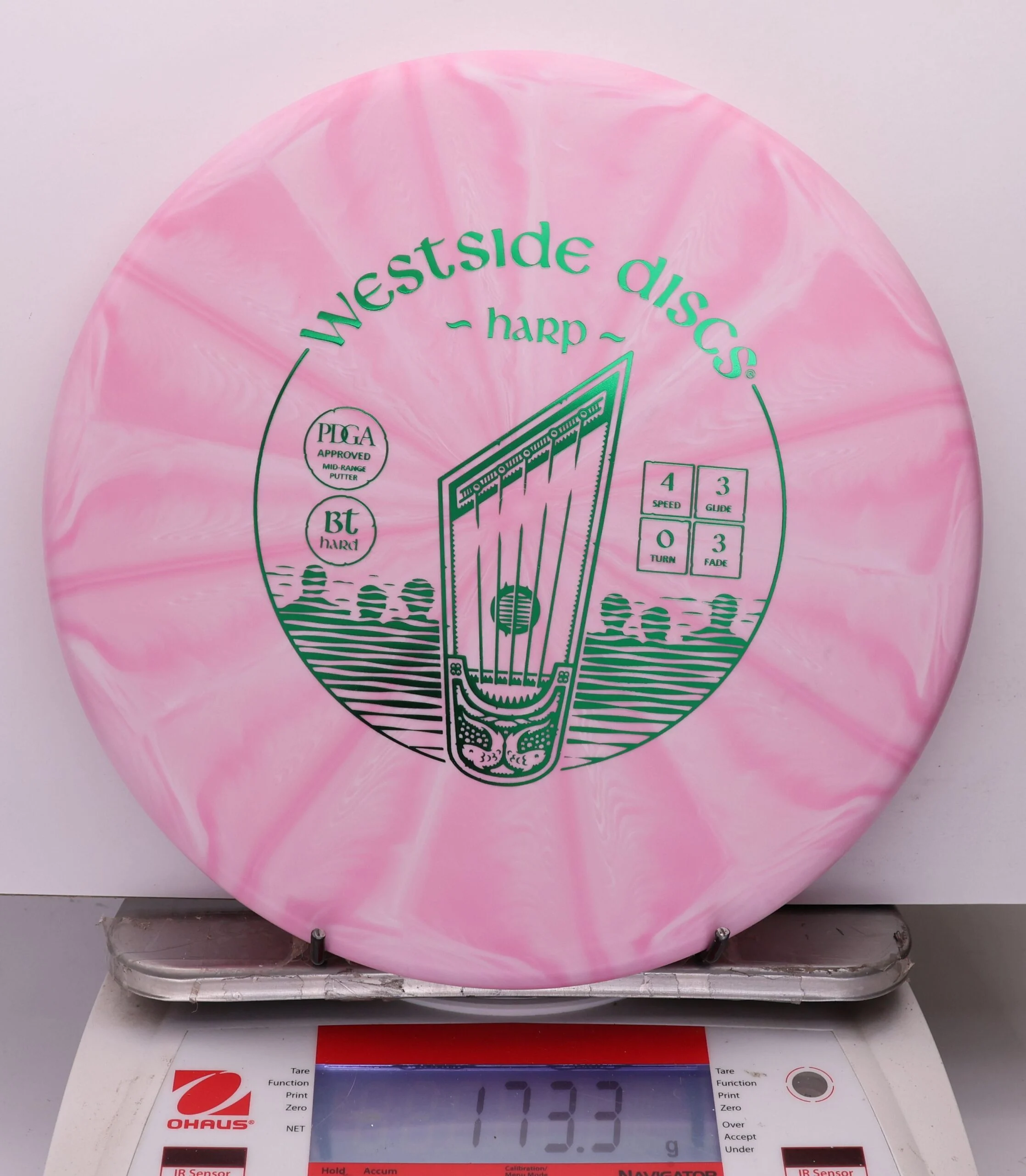 1088727 Bt Hard Burst Harp - #341 LtPink, 173