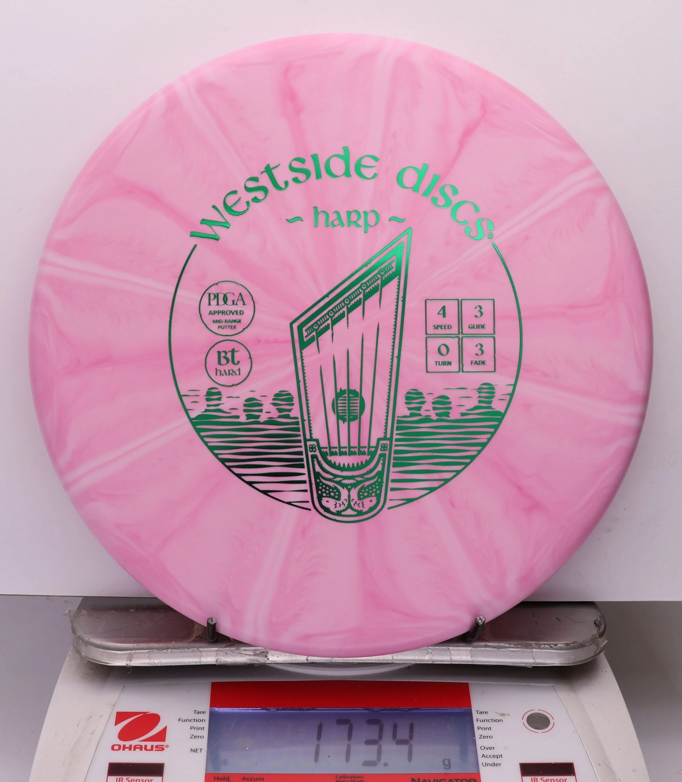 1088728 Bt Hard Burst Harp - #342 LtPink, 173