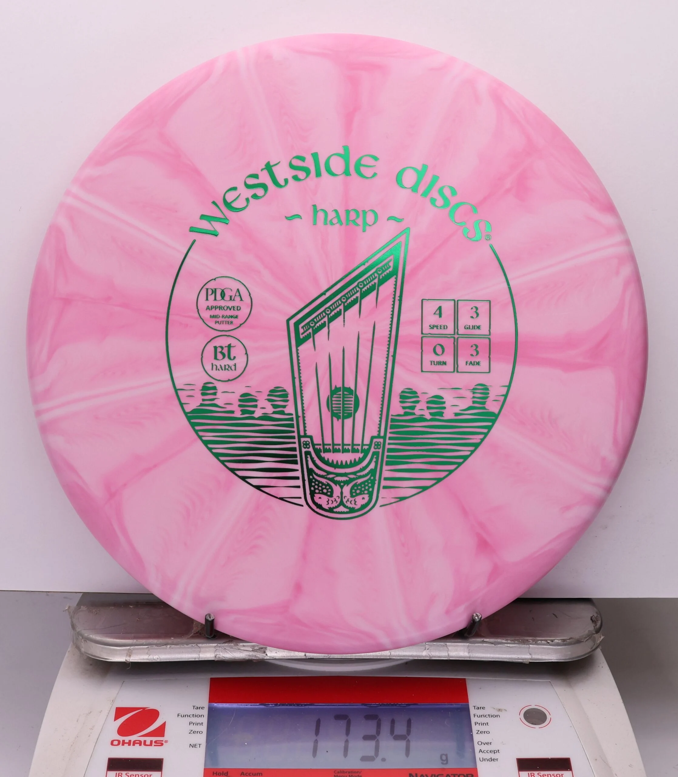 1088729 Bt Hard Burst Harp - #343 LtPink, 173