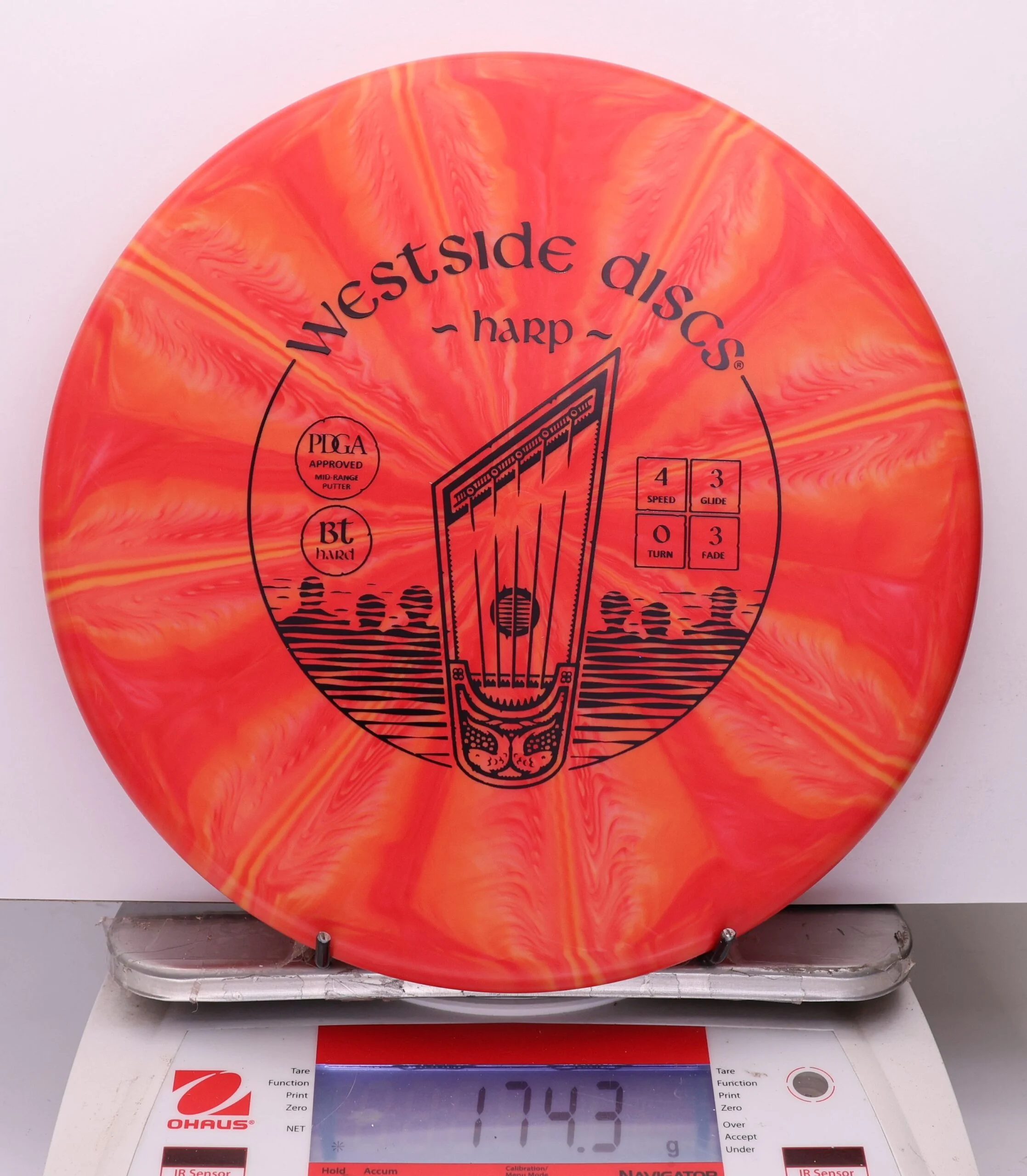 1088730 Bt Hard Burst Harp - #344 Orange, 174