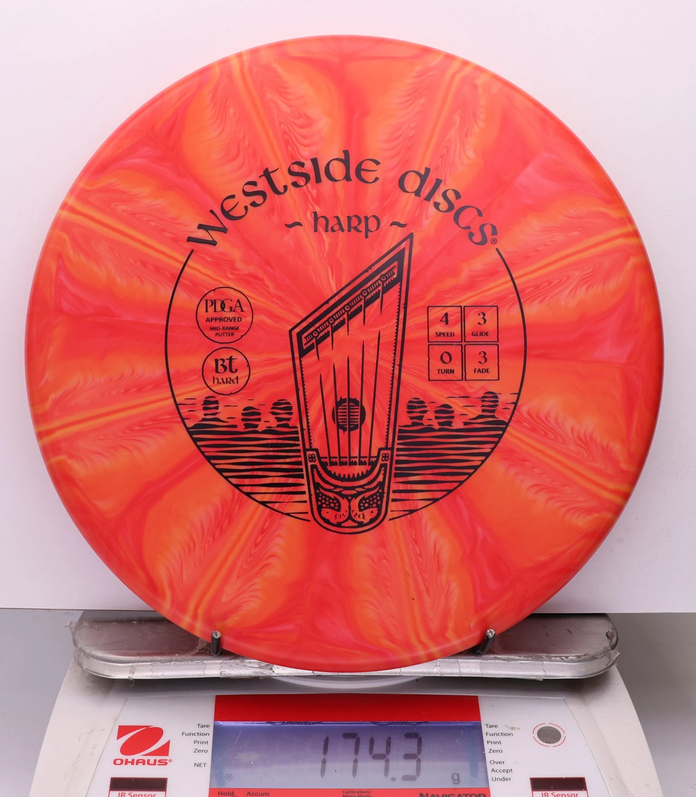 1088739 Bt Hard Burst Harp - #346 Orange, 174