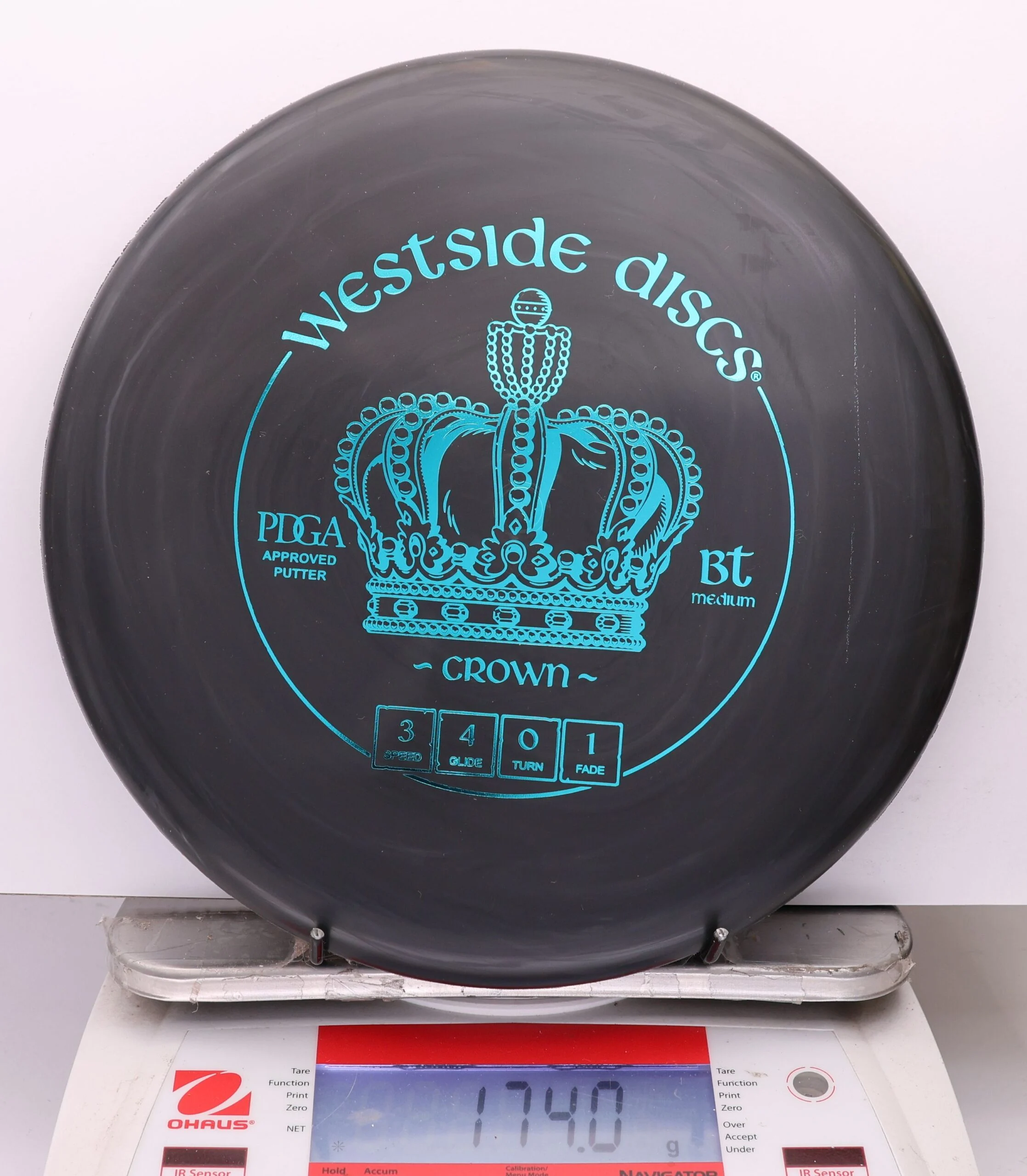 1088775 Bt Medium Crown - #338 Black, 174