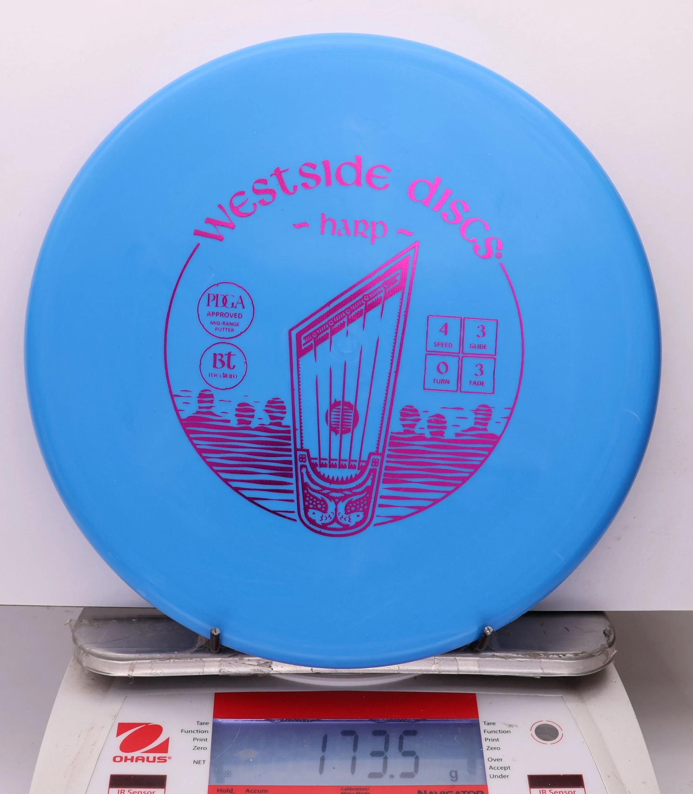 1088800 Bt Medium Harp - #337 Blue, 174