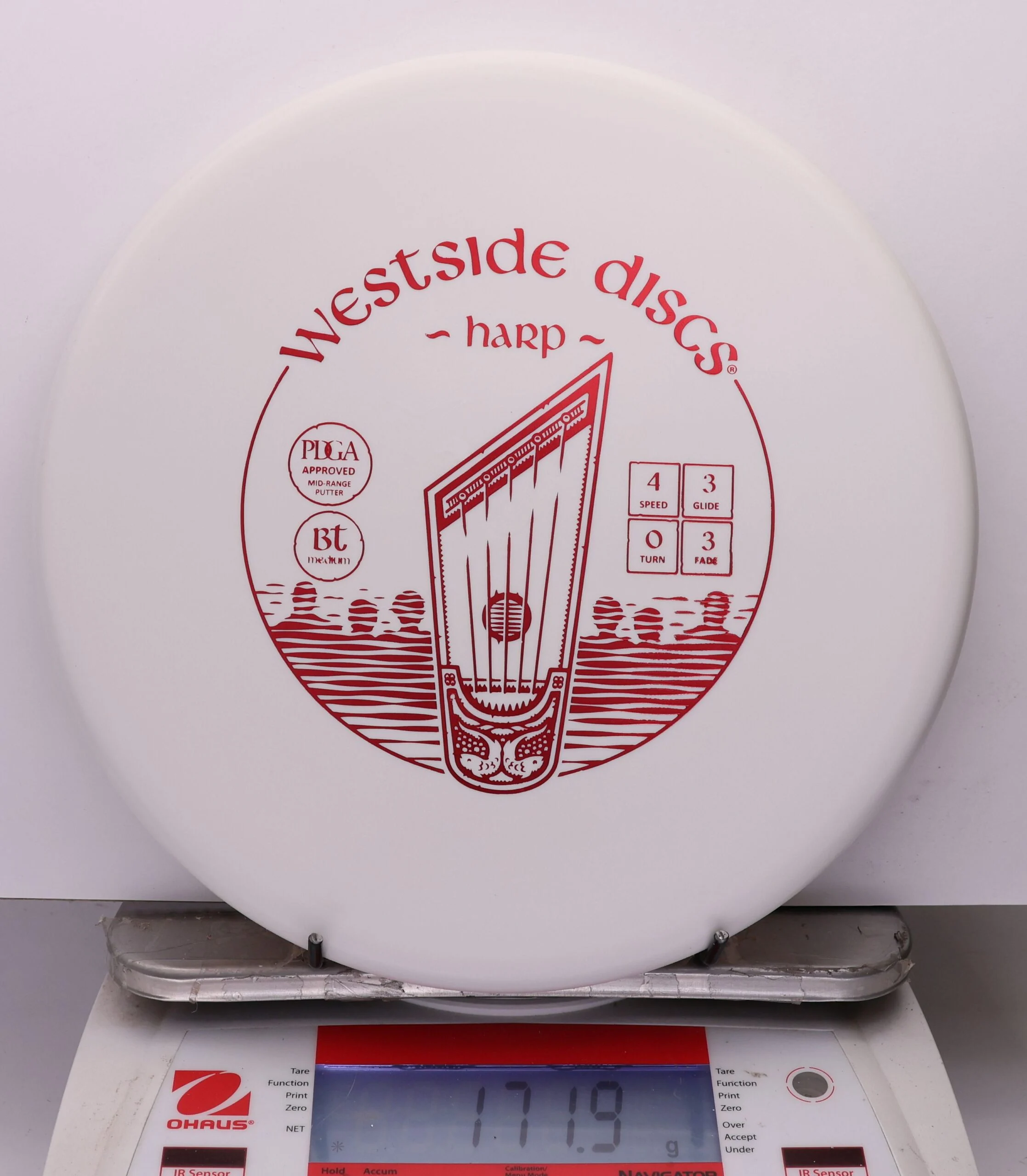 1088814 Bt Medium Harp - #342 White, 172