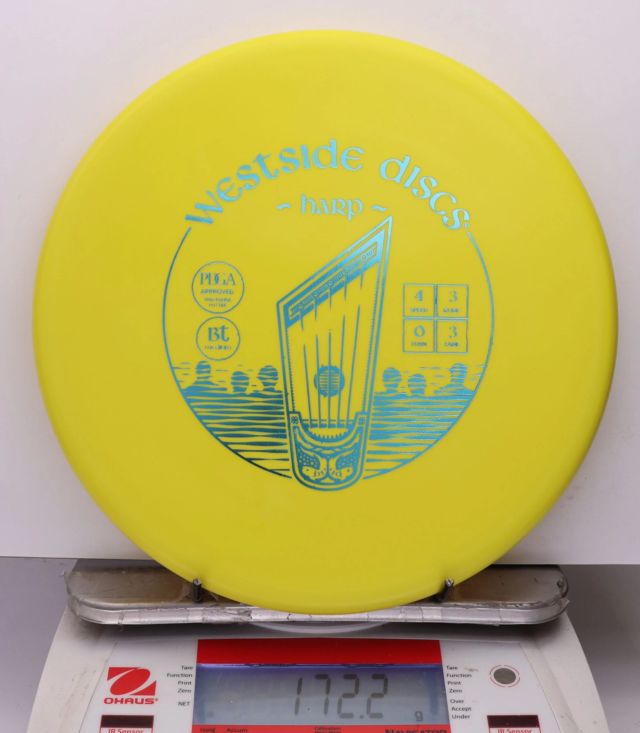 1088827 Bt Medium Harp - #346 Yellow, 172