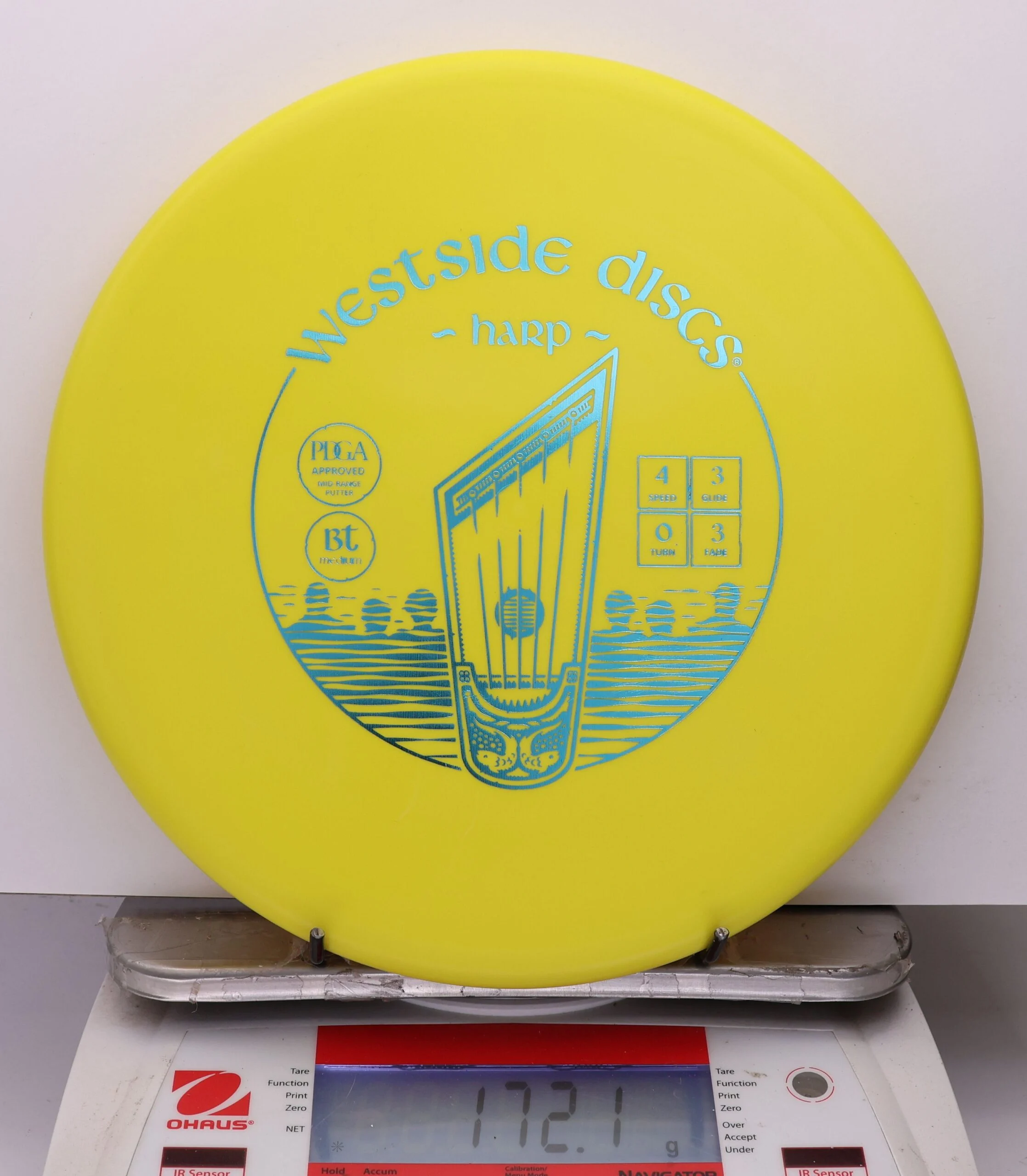 1088829 Bt Medium Harp - #348 Yellow, 172