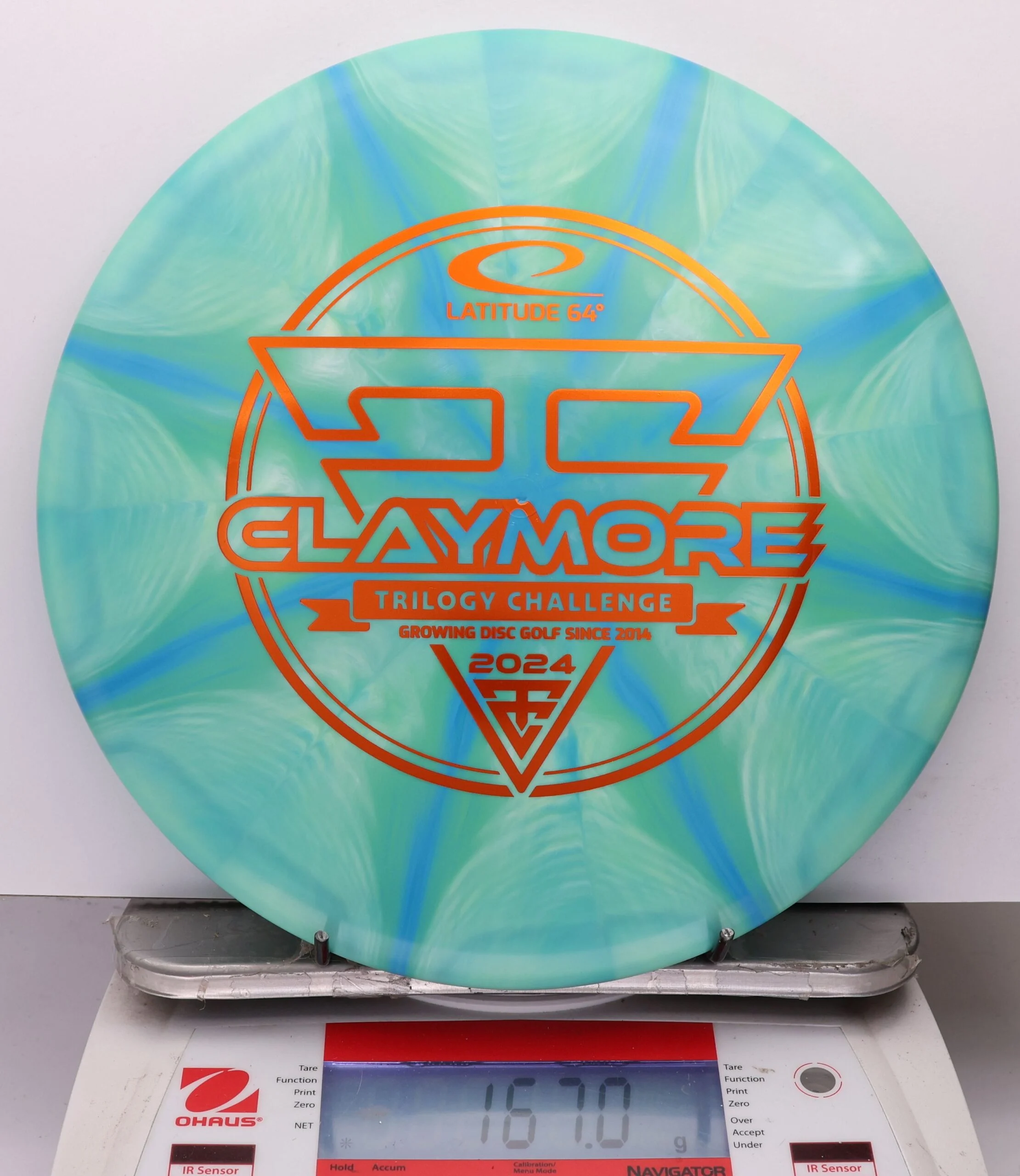 1092923 Gold Ice Burst Claymore, 2024 Trilogy Challenge - #343 GreenBlue, 167