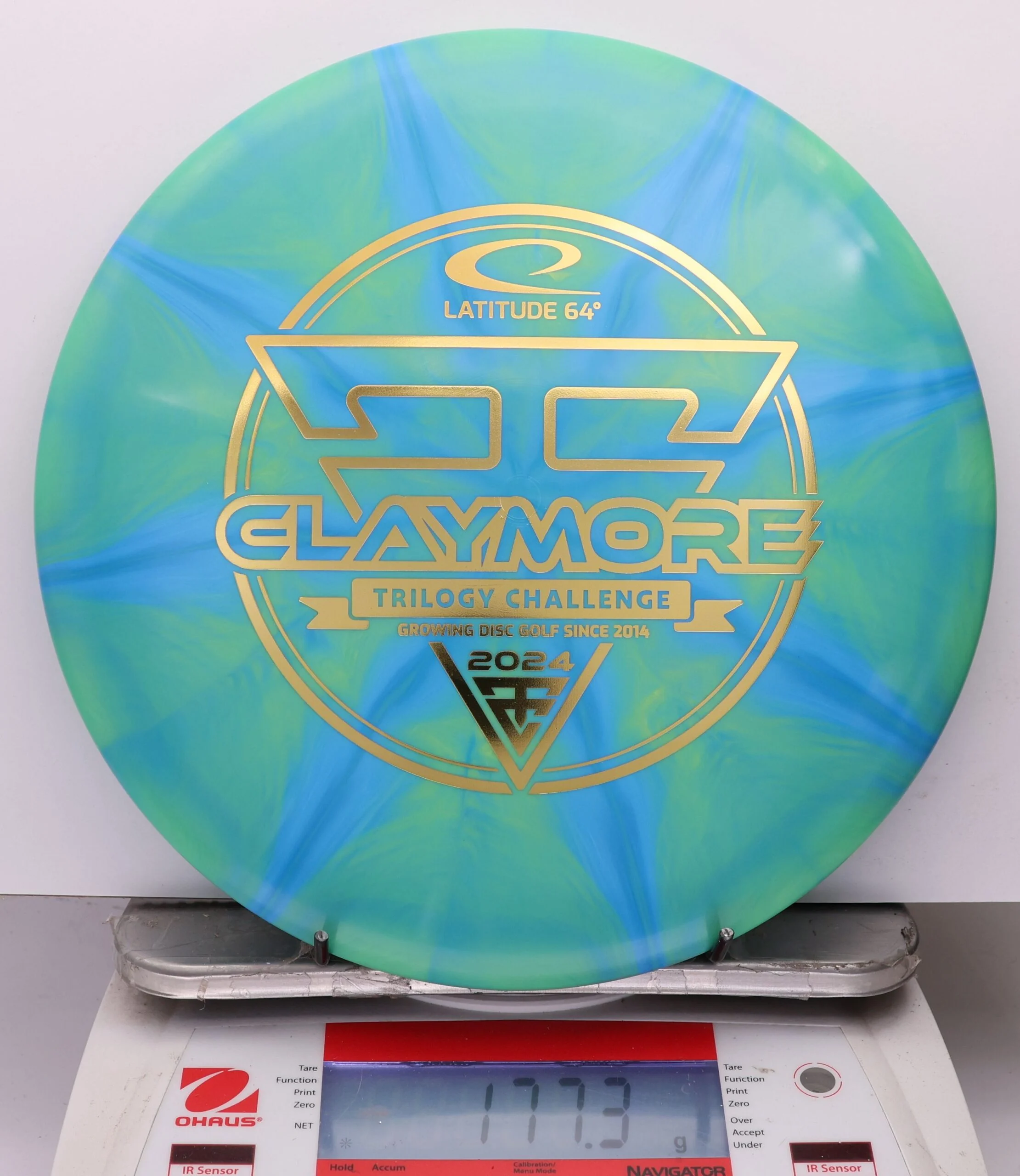 1092936 Gold Ice Burst Claymore, 2024 Trilogy Challenge - #345 GreenBlue, 177