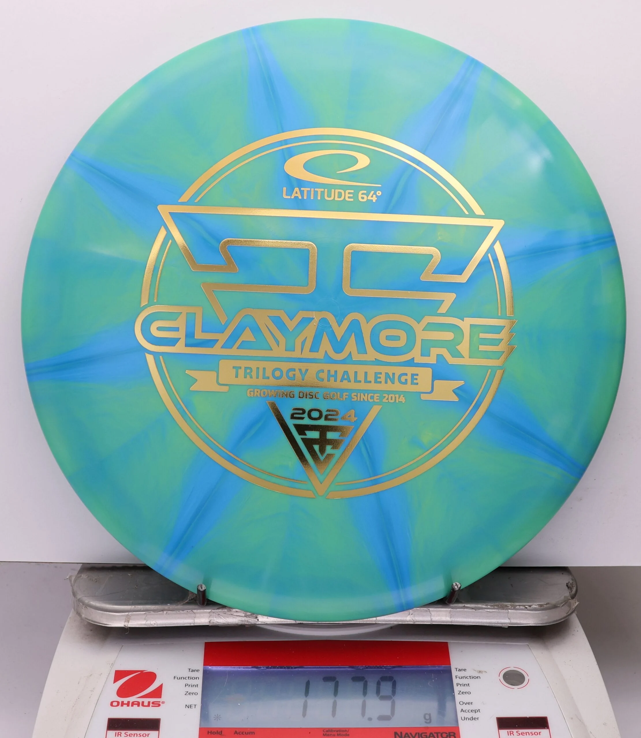 1092937 Gold Ice Burst Claymore, 2024 Trilogy Challenge - #346 GreenBlue, 178