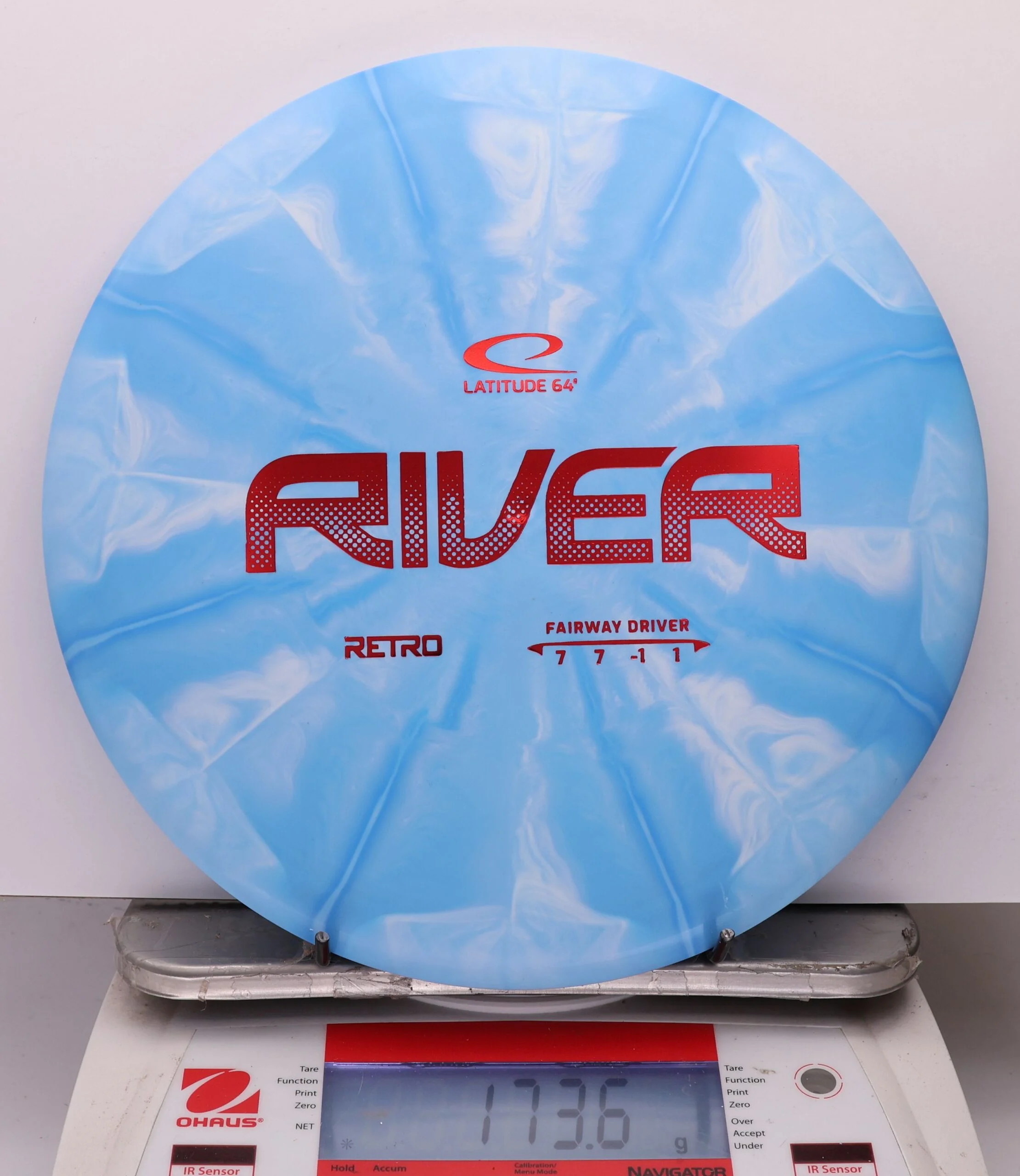 1093073 Retro Burst River - #337 Blue, 174