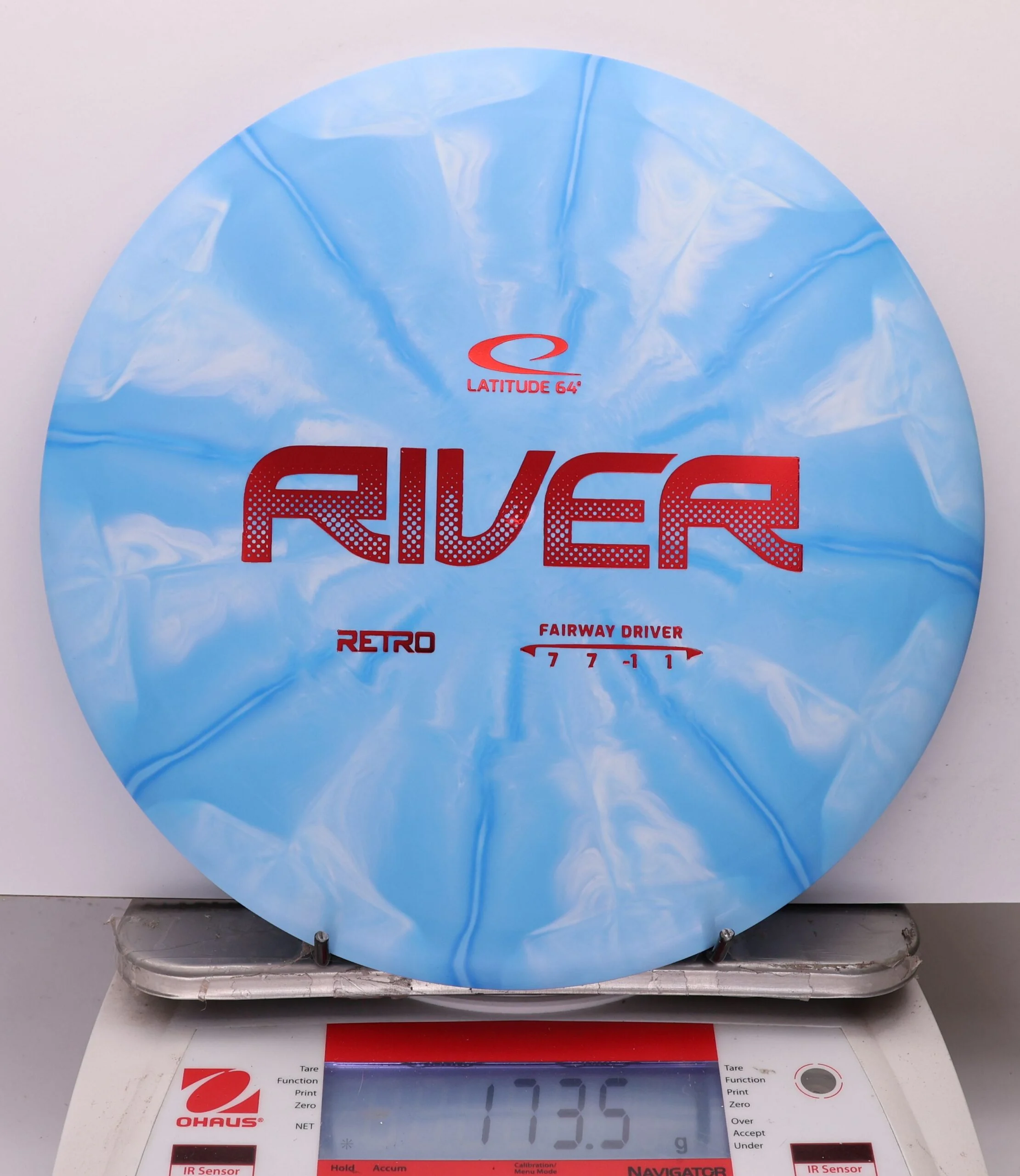 1093074 Retro Burst River - #338 Blue, 174