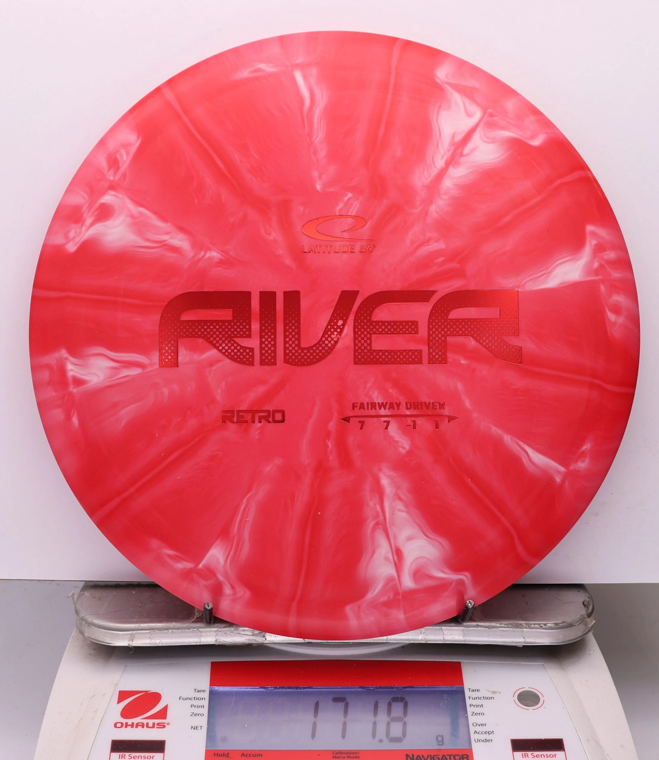 1093109 Retro Burst River - #345 Red, 172