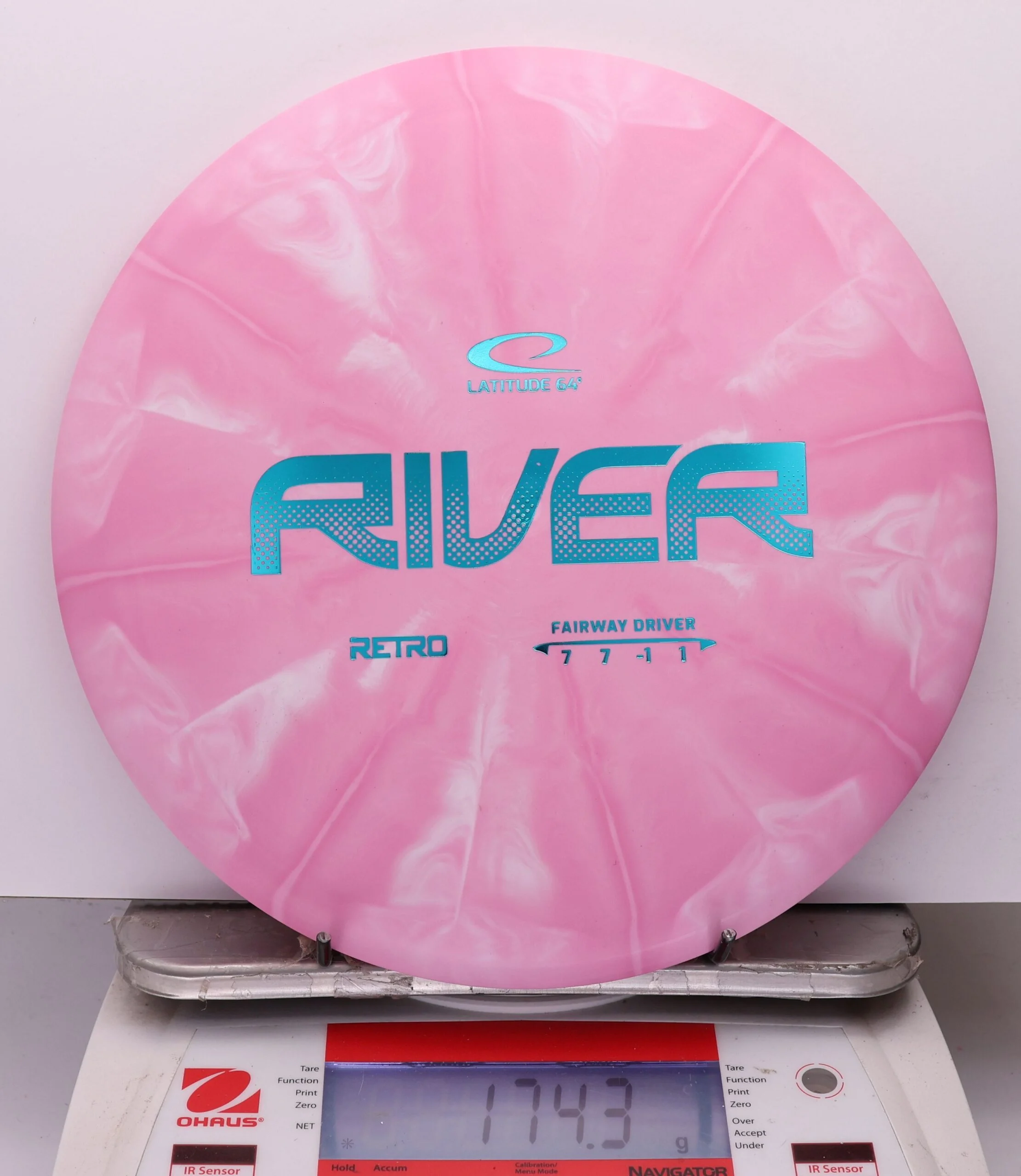 1093131 Retro Burst River - #353 Pink, 174