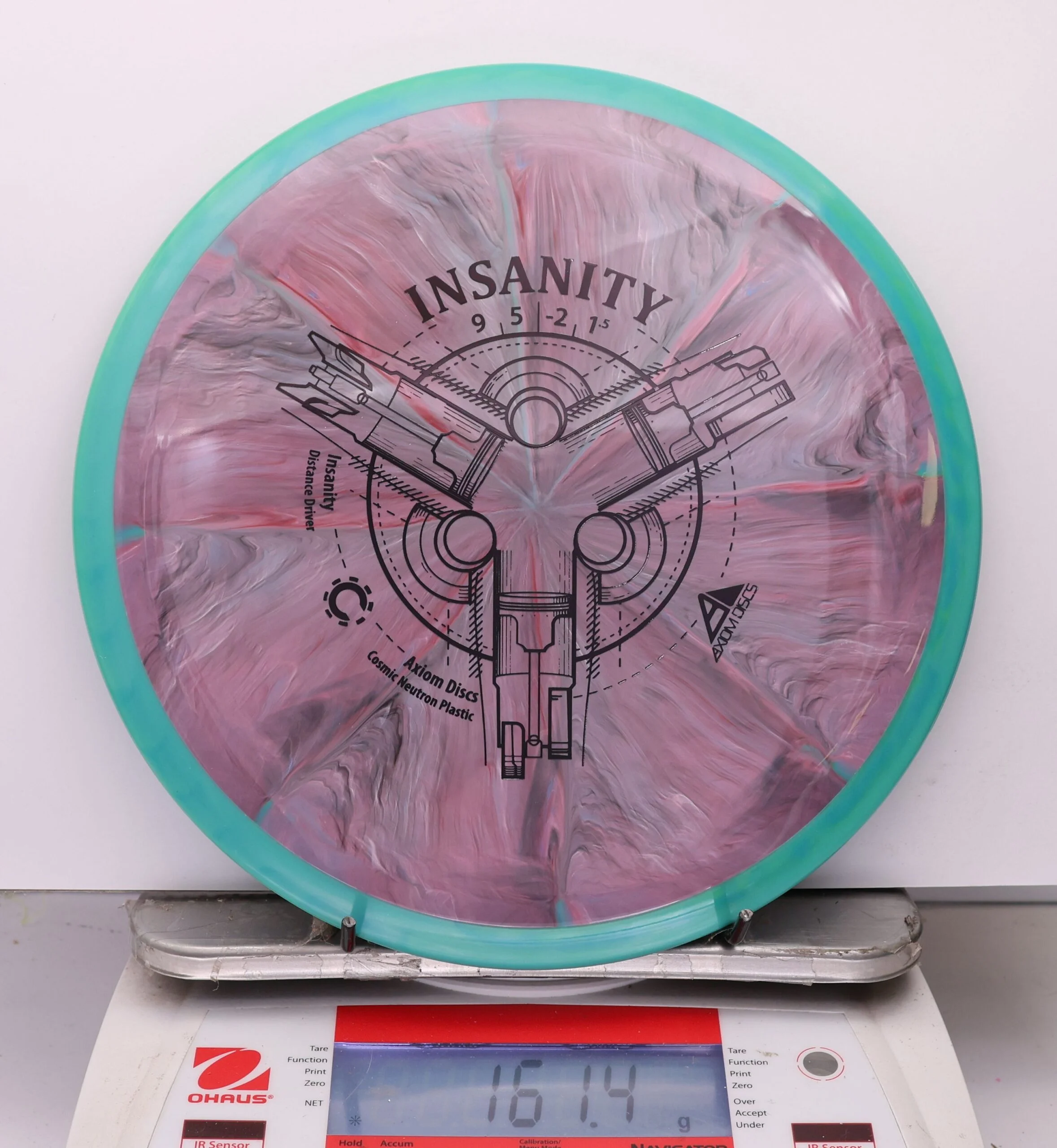 1094013 Cosmic Neutron Insanity - #672 Aqua-GrayPink, 161